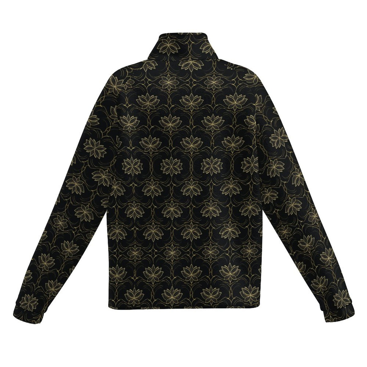 Stand-up Collar Fleece Casual Jacket