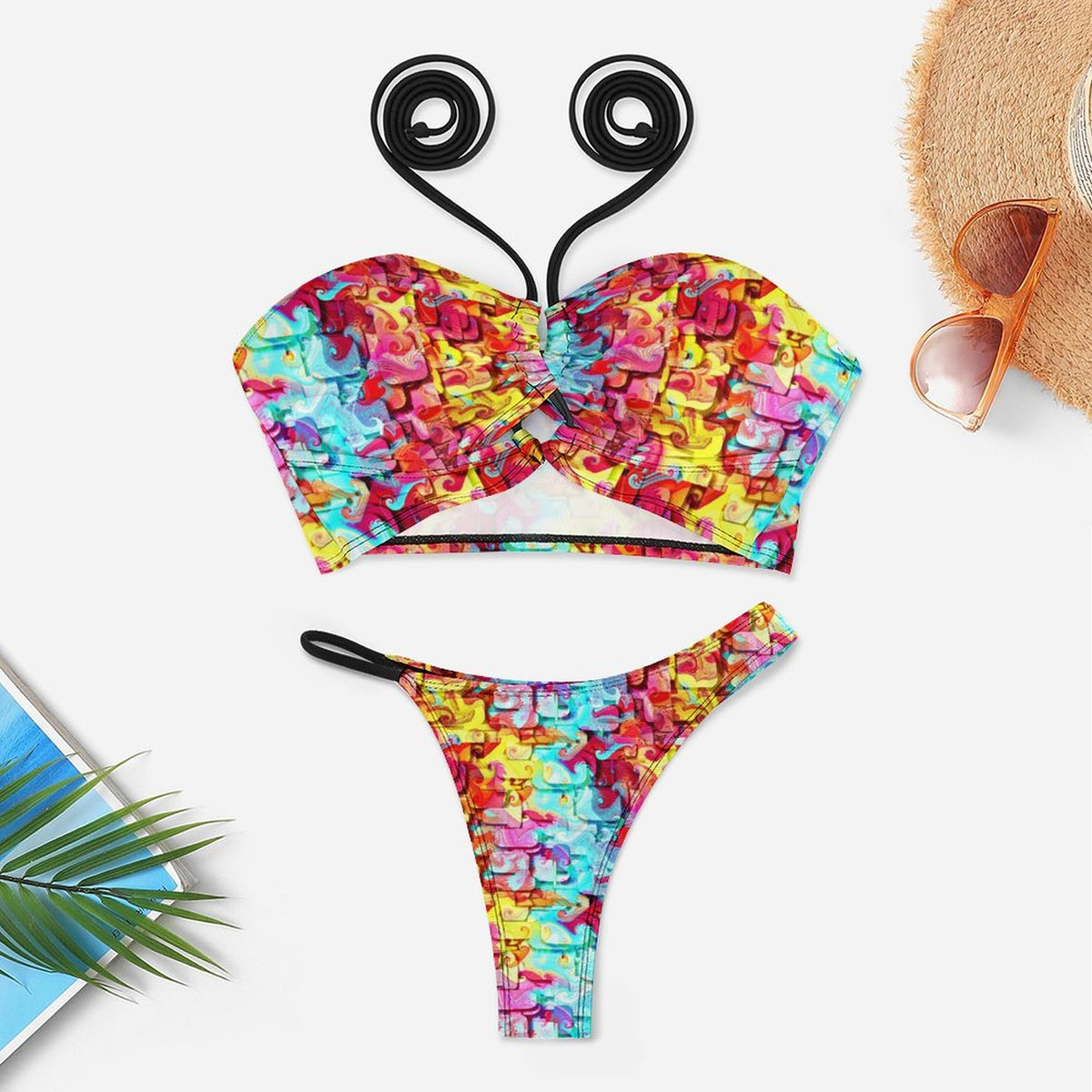 Colorful Custom Design Bikini Swimsuit