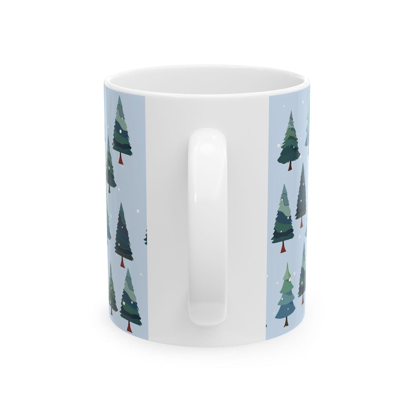 Winter Wonderland Ceramic Mug | Cozy Coffee Cup for Holiday Cheer, Christmas Gift, Nature Lover, Tea Mug, Seasonal Decor