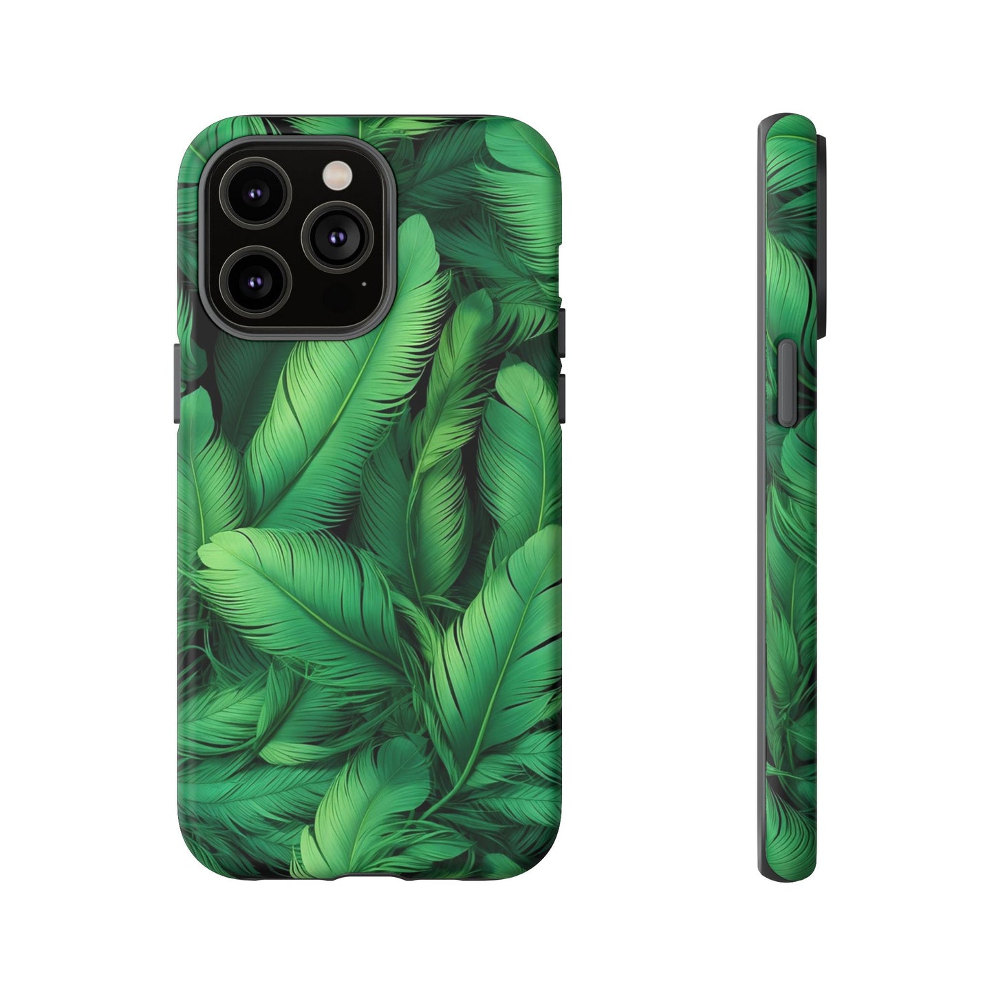 Tough Cases - Tropical Leaf Phone Case, Nature-inspired, Phone Accessory, Gift for Her, Jungle Theme, Eco-Friendly