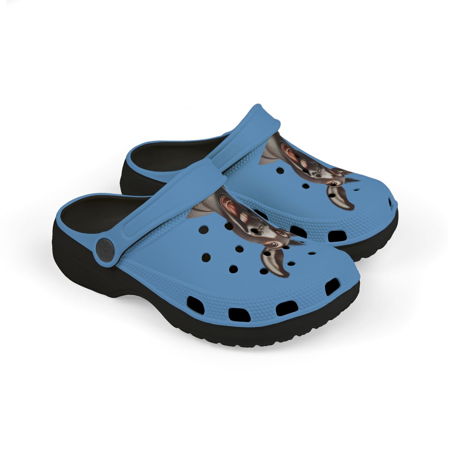 Playful Kids' EVA Foam Clogs - Fun Goat Design, Summer Footwear, Gift for Boys/Girls, Beachwear, Casual Shoes