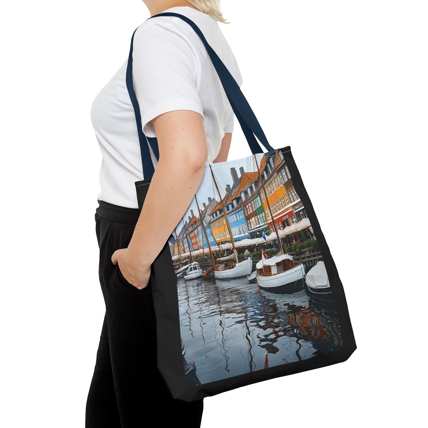 Charming Waterfront Tote Bag | Travel, Shopping,
