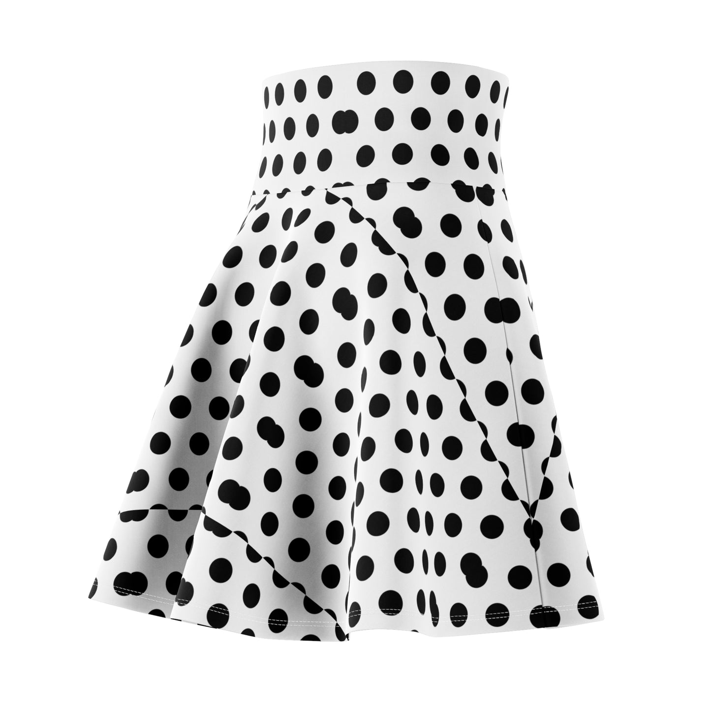 Polka Dot Women's Skater Skirt, Fun Fashion for Parties, Casual Wear, Summer Outfits, Vintage Style Skirt, Unique Gift Idea