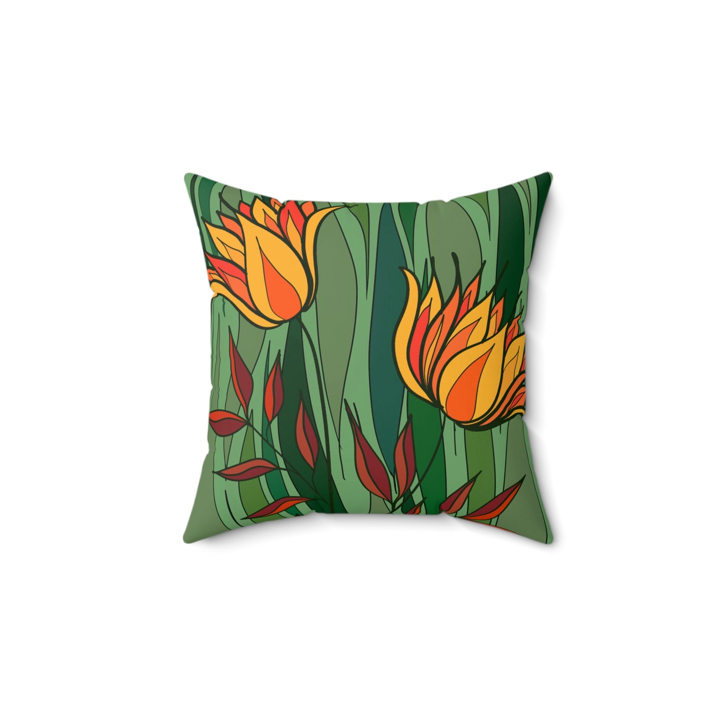 Spun Polyester Square Pillow