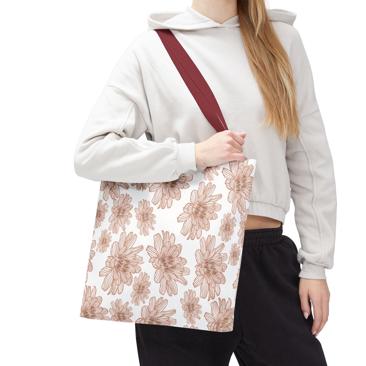 Floral Tote Bag | Stylish Reusable Shopping Bag | Eco-Friendly Gift | Beach, Gym, Grocery, Travel, Market