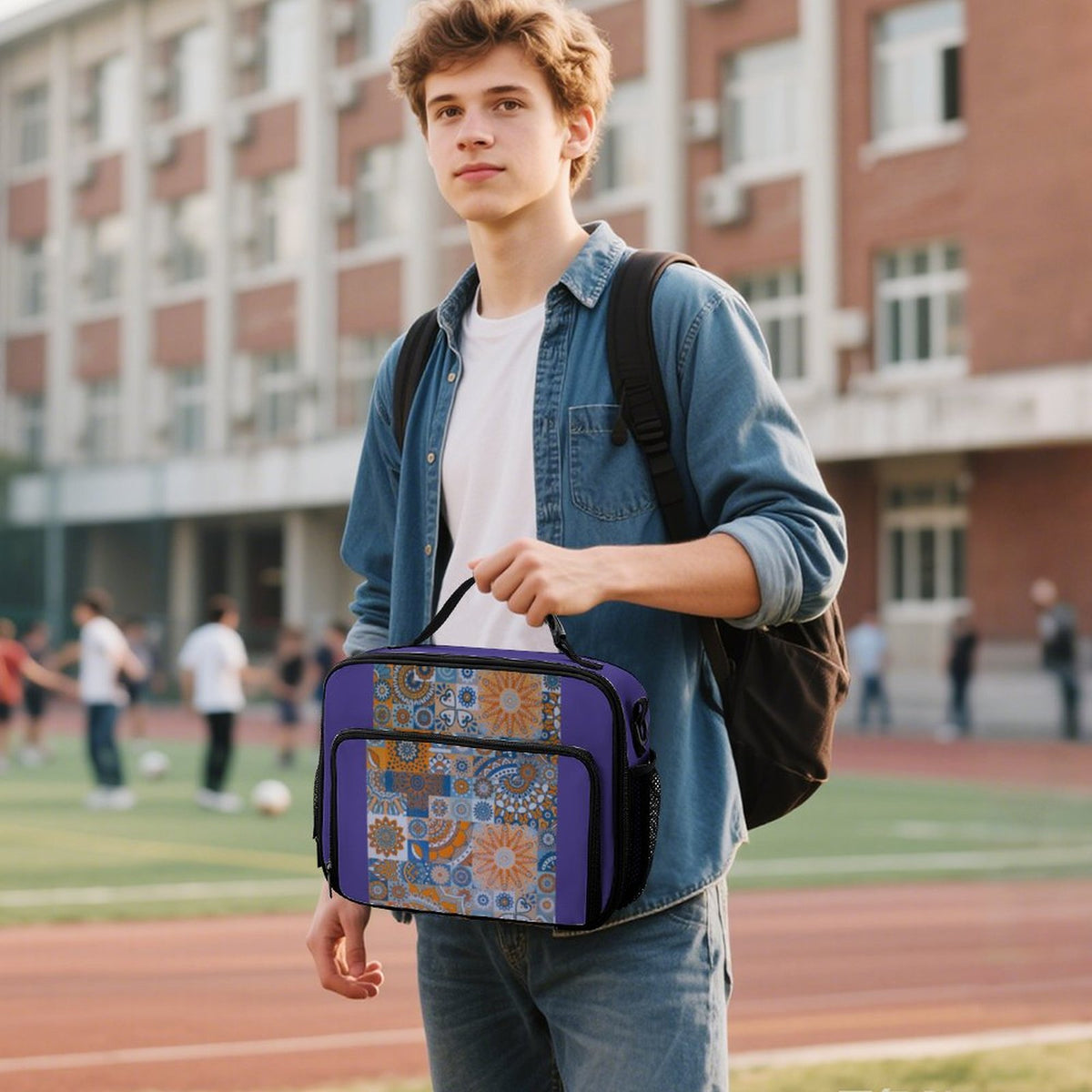Custom Print Large Capacity Lunch Bag