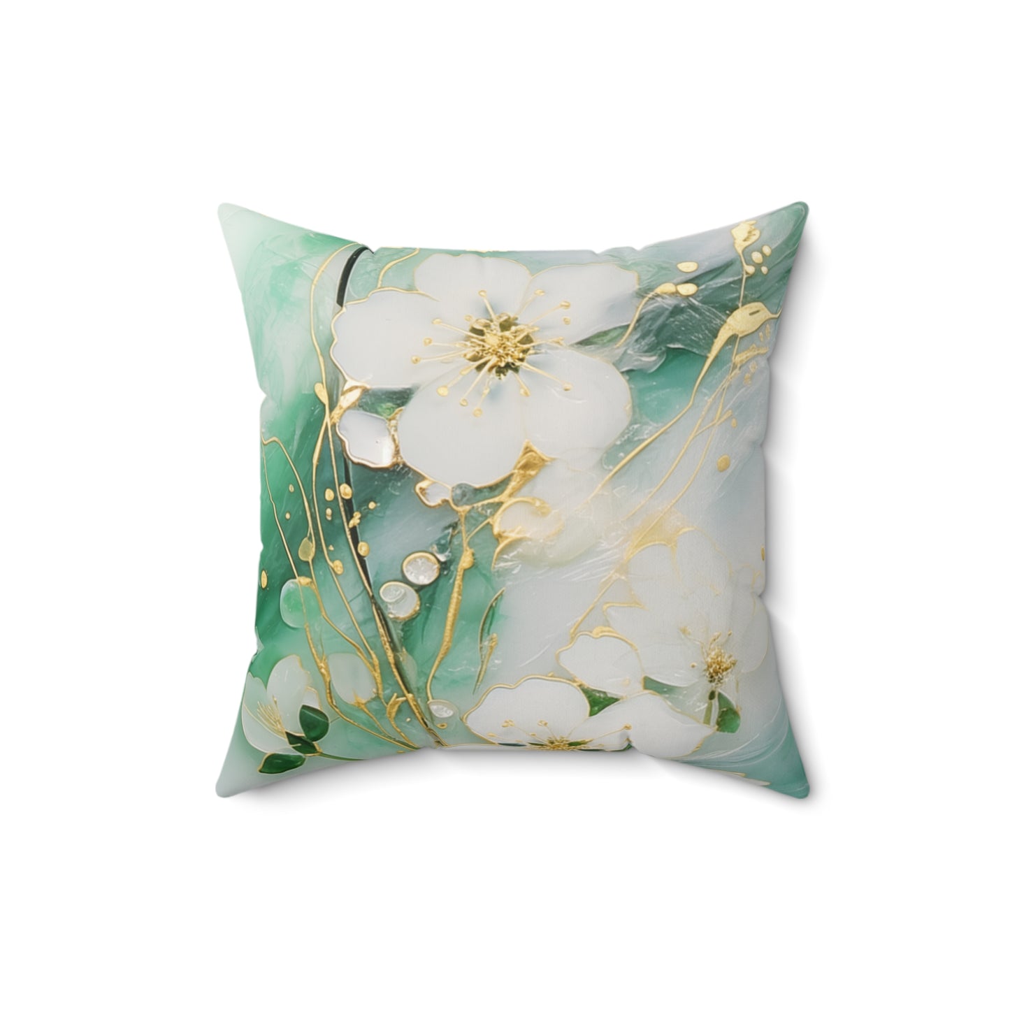 Elegant Floral Throw Pillow, Home Decor, Floral Cushion, Gift for Her, Living Room Accent