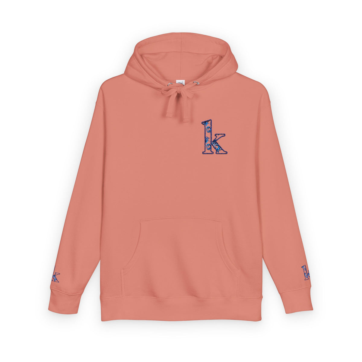 Cozy Floral Monogram Fleece Hoodie for Unisex - Perfect Gift for Birthdays, Valentine’s Day, Casual Wear, Adventure