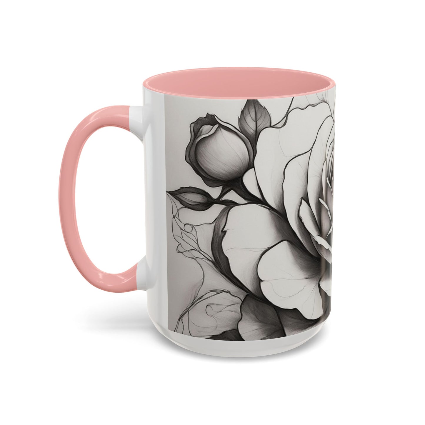 Elegant Floral Coffee Mug - Perfect Gift for Flower Lovers, Mother's Day, Birthdays, Home Decor, Office Use