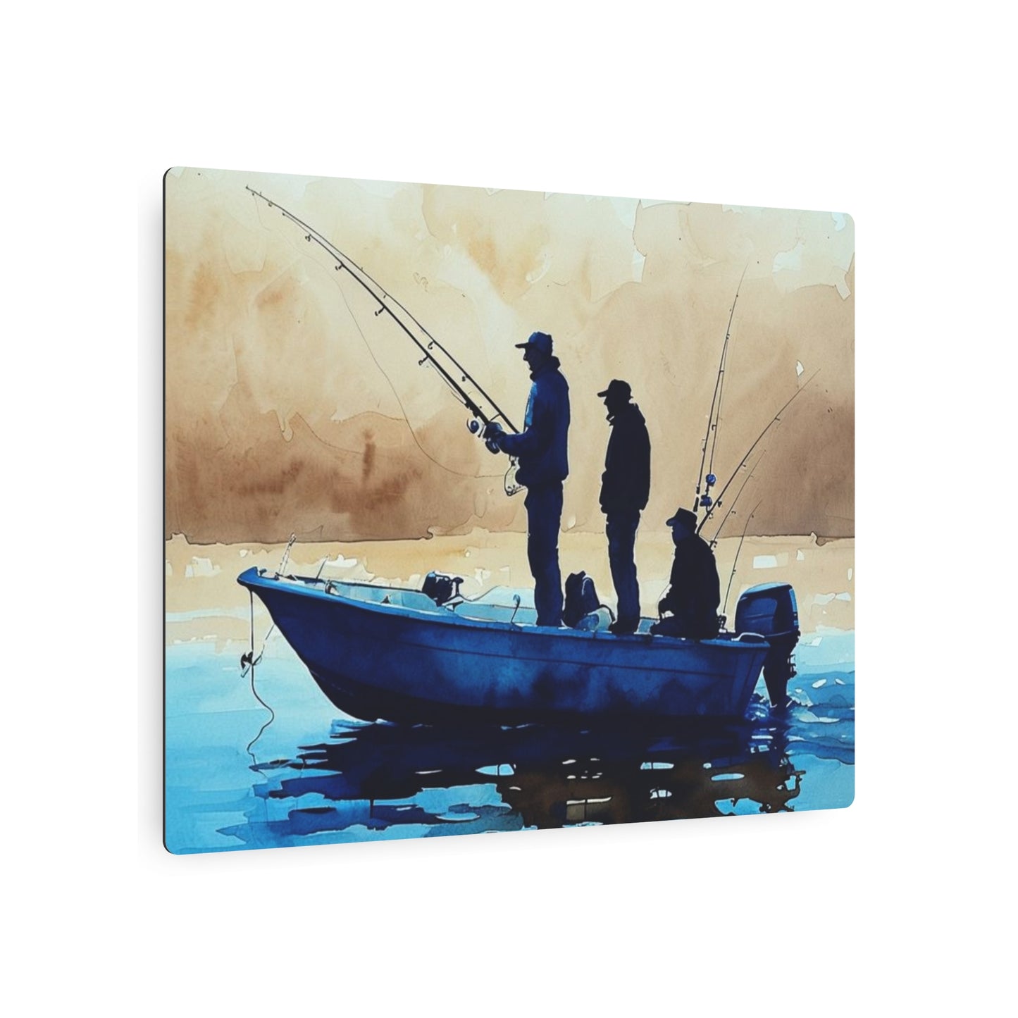 Fishing Metal Art Sign - Perfect Gift for Fishermen, Man Cave Decor, Nautical Wall Art, Outdoor Enthusiast Gift, Fishing Lover Decor