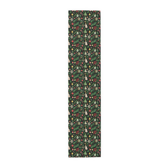 Festive Holiday Table Runner, Seasonal Decor for Parties, Christmas Tablecloth, Winter Home Accessory, Table Decoration