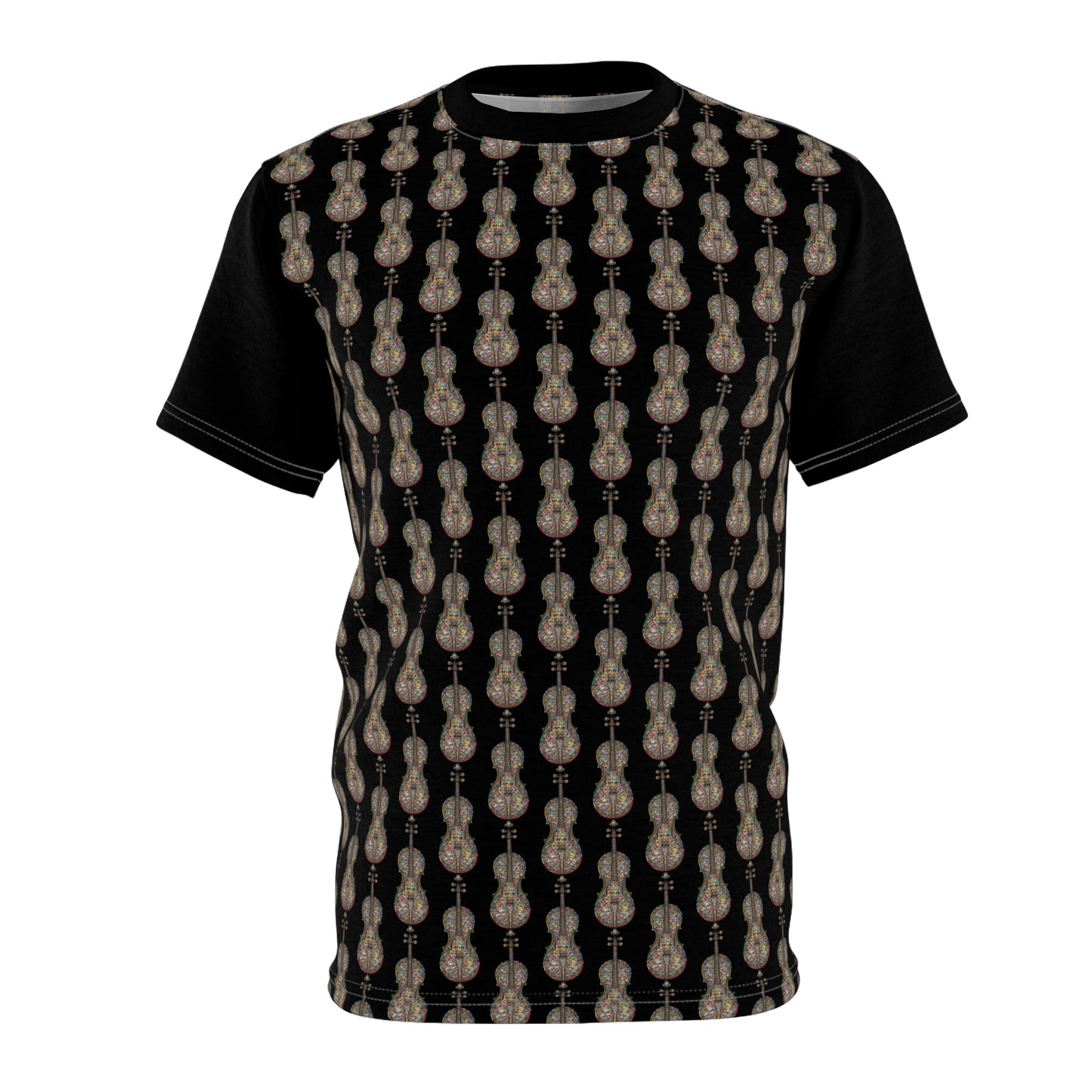 Musical Pattern Unisex Tee, Unique Music Lover Gift, Casual Fashion, Trendy Tee for Every Occasion, Perfect for Concerts & Gatherings