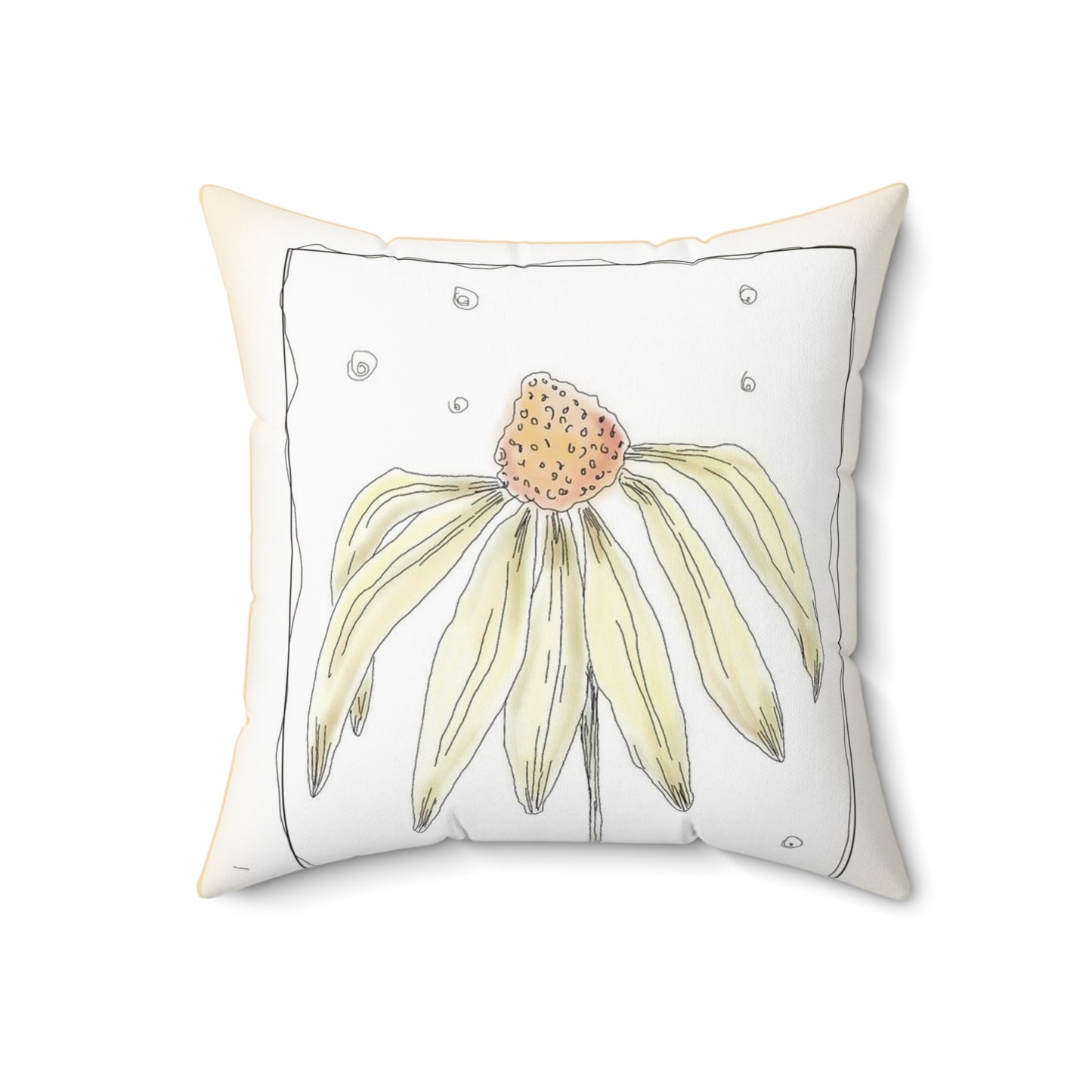 Spun Polyester Square Pillow