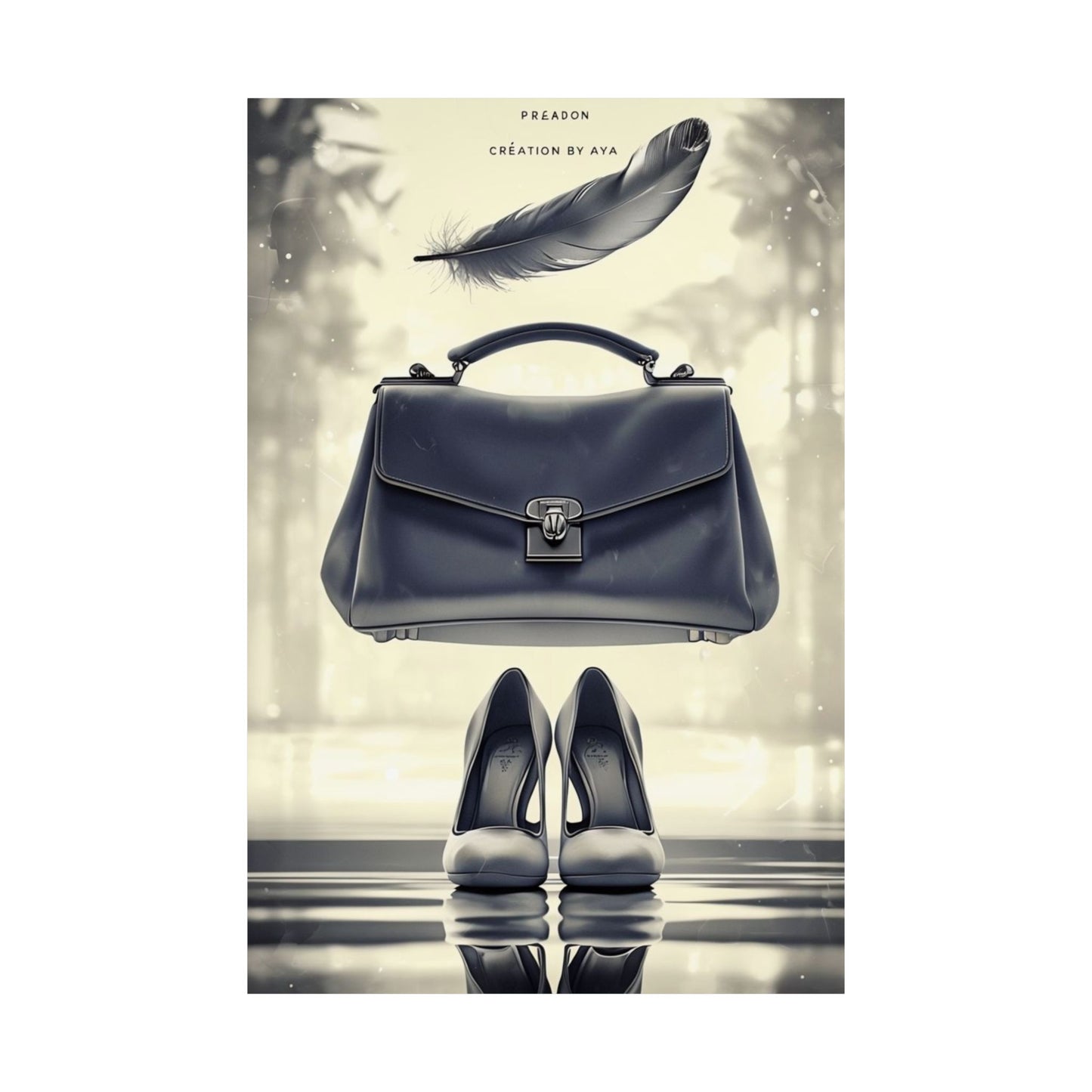 Fashion Poster, Stylish Wall Art for Glam , Modern Home Decor