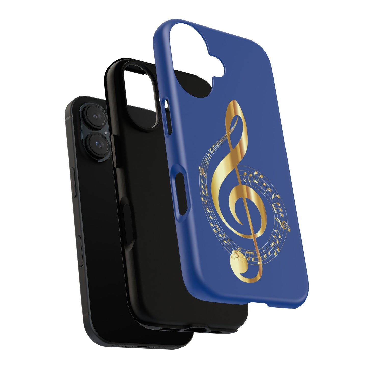 Tough Cases Blue and Gold Musical Note