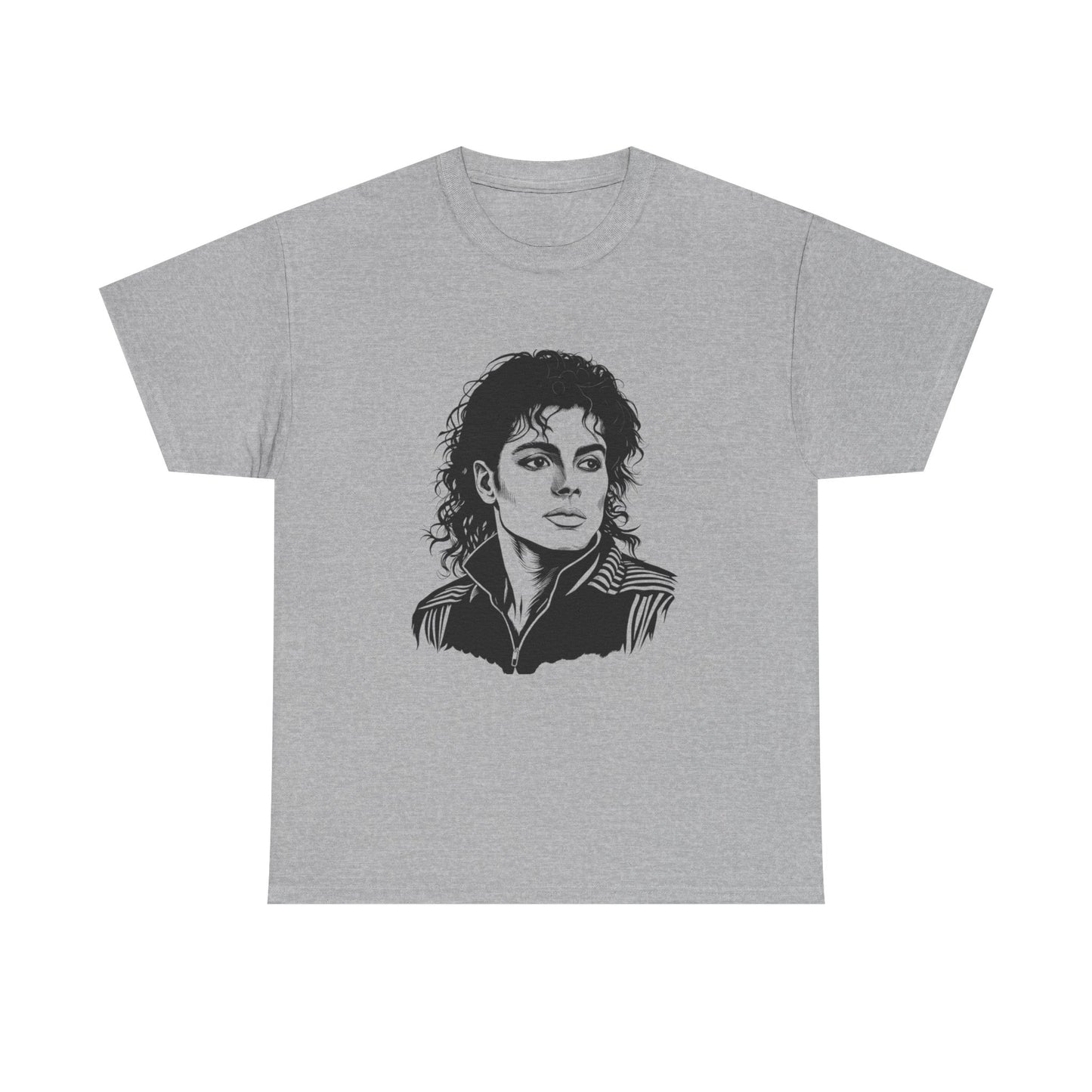 Michael Inspired Unisex Heavy Cotton Tee, Vintage Style Shirt, Retro Graphic Tee, Music Lover Gift, Unisex Casual Wear