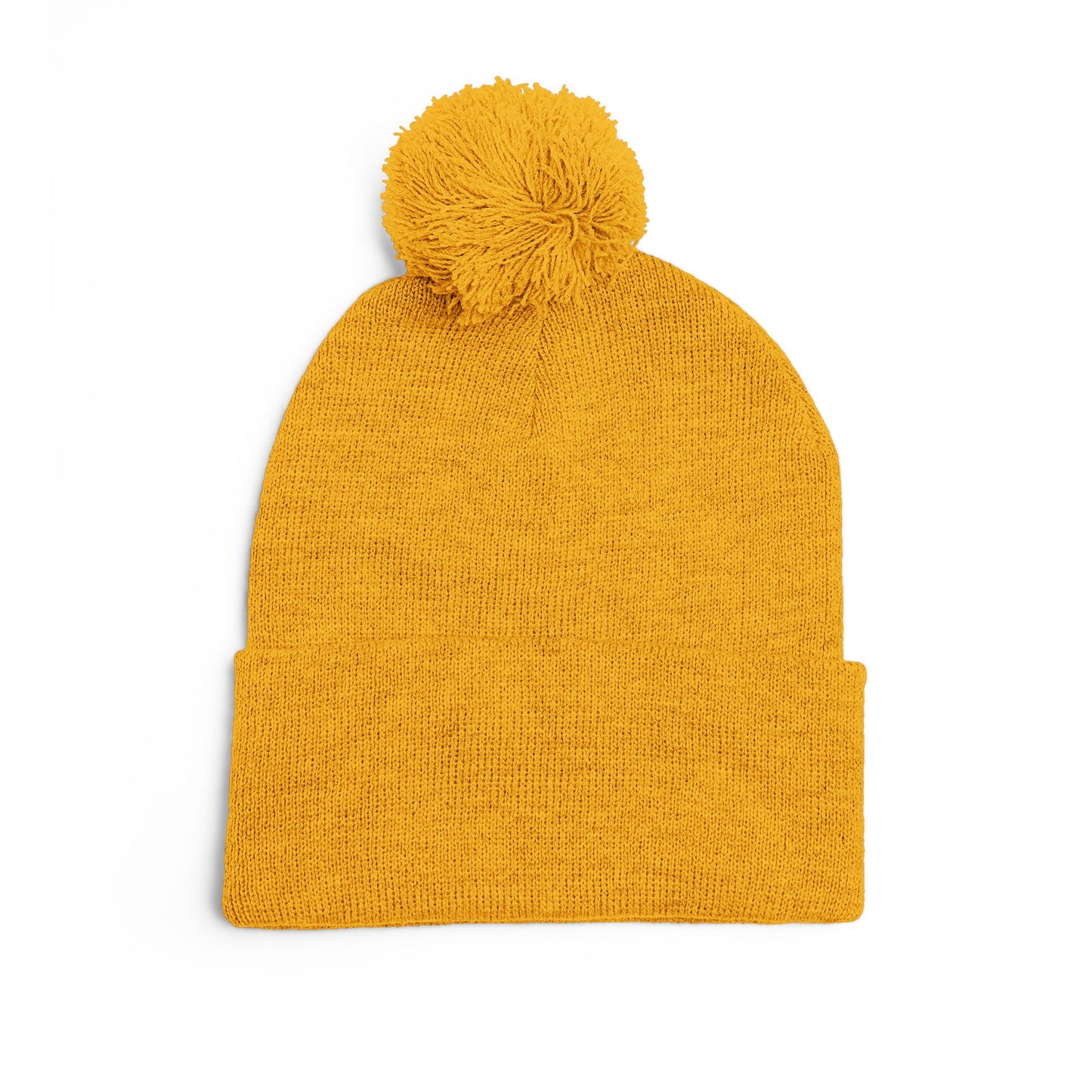Cozy Pom-Pom Knit Cap, Winter Beanie, Embroidered Hat, Gift for Him/Her, Stylish Knitwear, Cold Weather Accessory