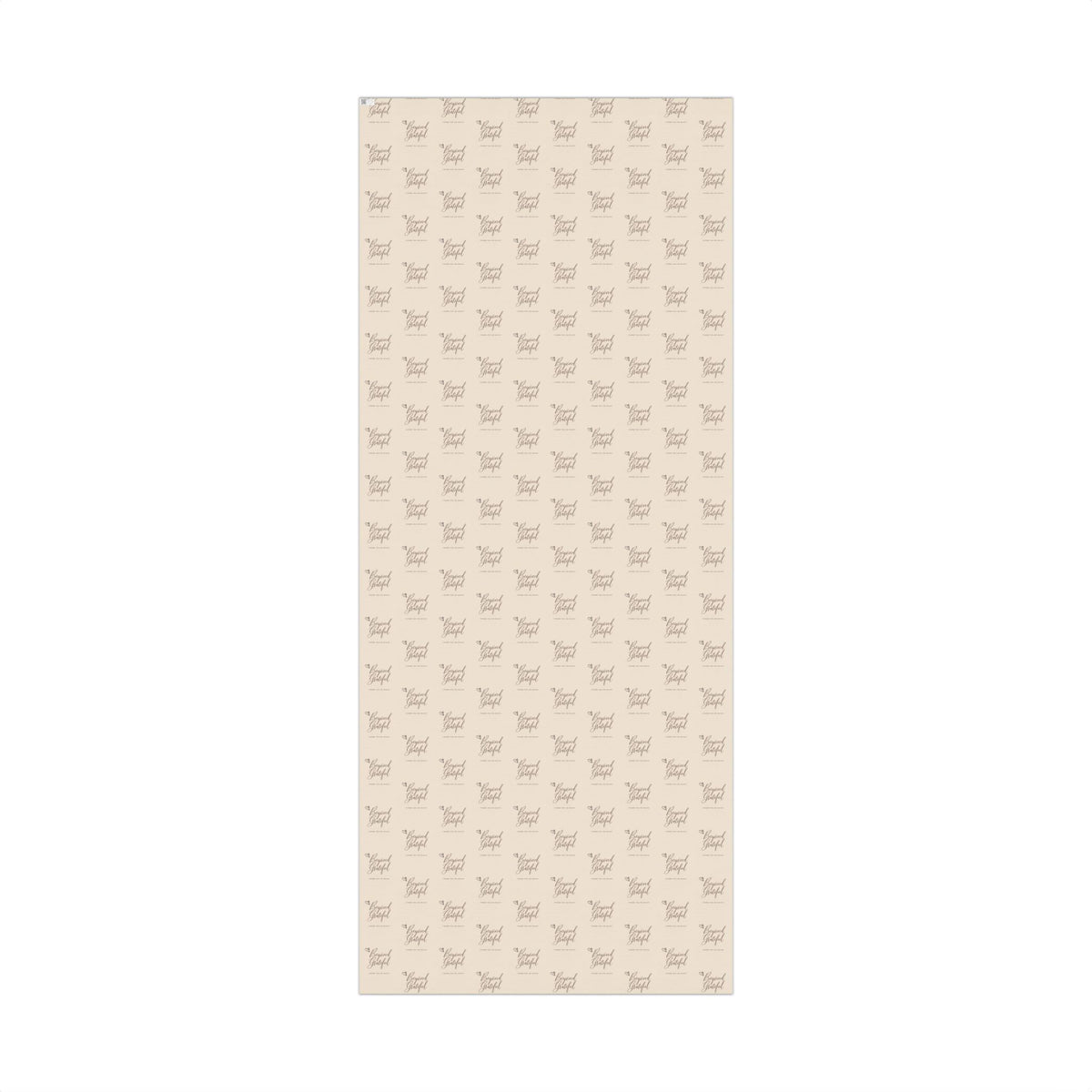 Gift Wrap Paper - “Beyond Grateful” Script Pattern | Neutral Thank You Wrapping Sheets