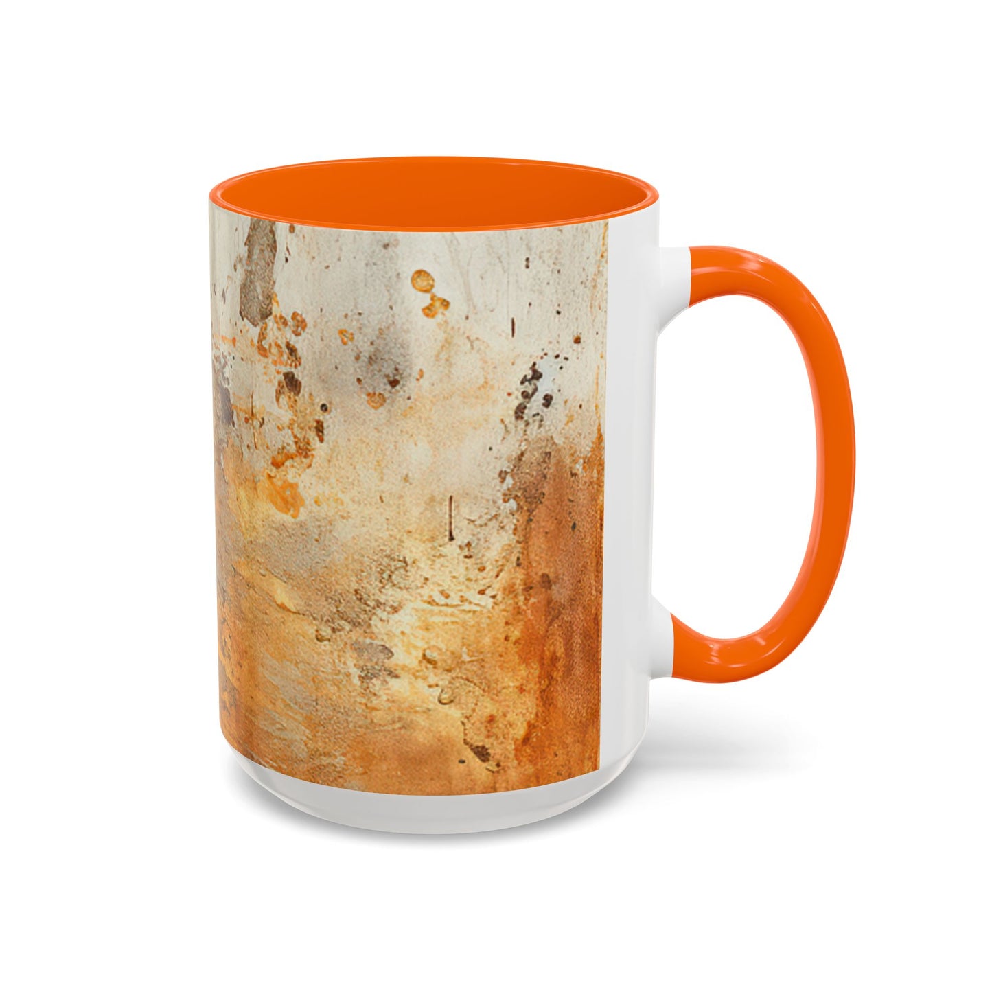 Rustic Accent Coffee Mug, Unique Artistic Mug