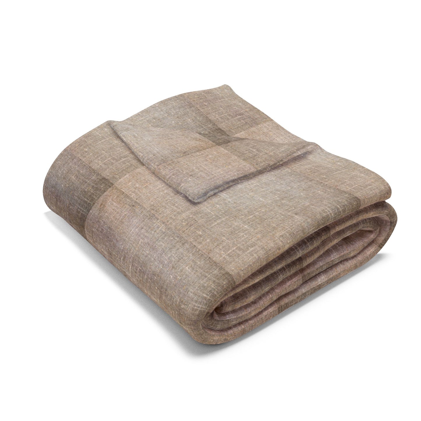 Cozy Minimalist Arctic Fleece Blanket | Soft Throw for Home, Gift for Winter, Sofa Cover, Bedspread, Travel Blanket