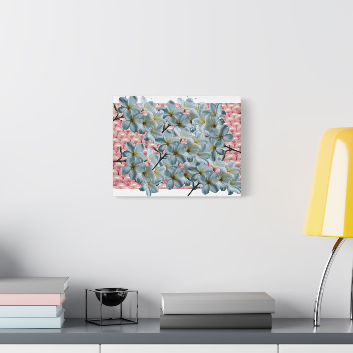 Floral Canvas Art Print - Elegant Home Decor, Botanical Wall Art, Gift for Her, Mother's Day Decoration, Vibrant Flower Artwork