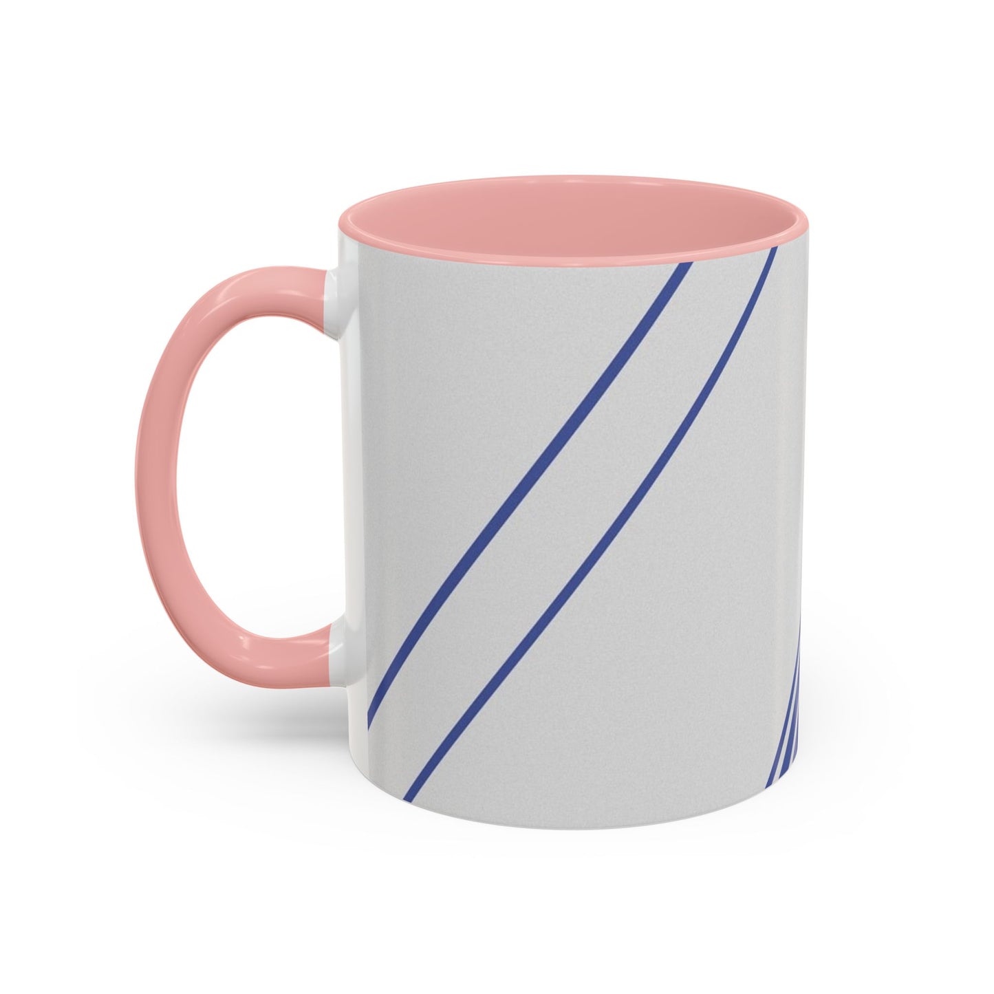 Elegant Stripe Accent Coffee Mug - Perfect for Gifts, Home Decor, Office, Birthdays, and Tea Lovers