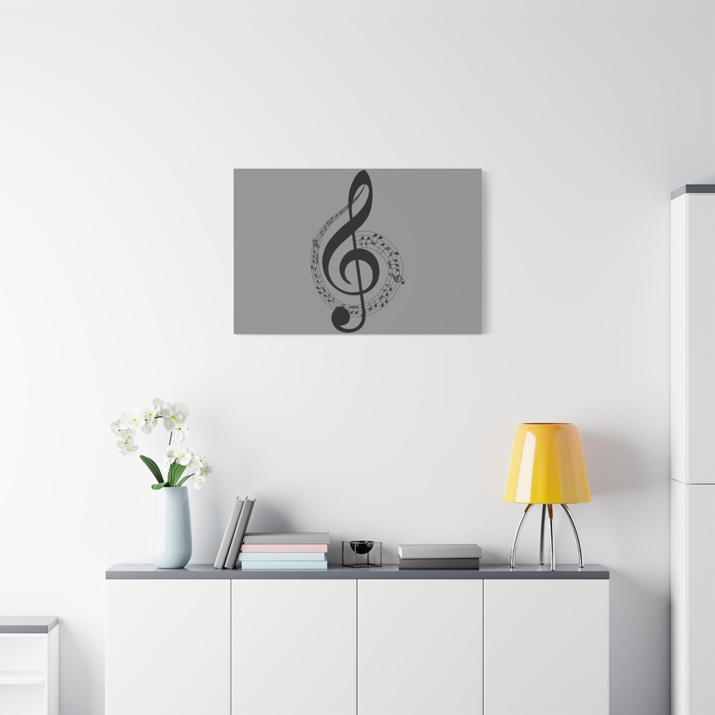 Musical Notes Canvas Print, Wall Art for Musicians, Music Lovers, Home Decor, Gift for Music Teacher, Birthday, Housewarming