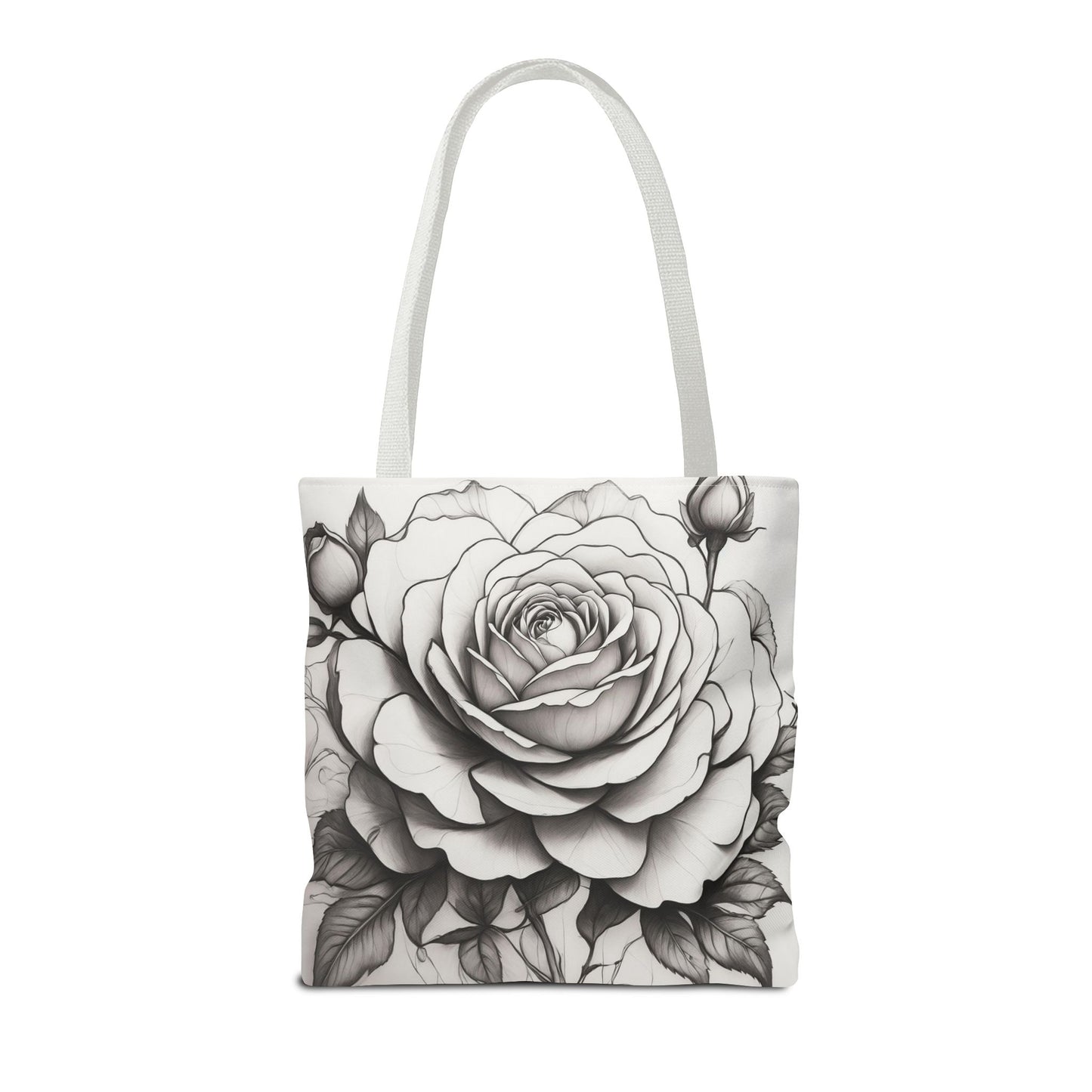 Elegant Floral Tote Bag, Garden Lover Gift, Shopping Bag, Art Print Tote, Mother's Day Gift, Eco-Friendly Canvas Bag