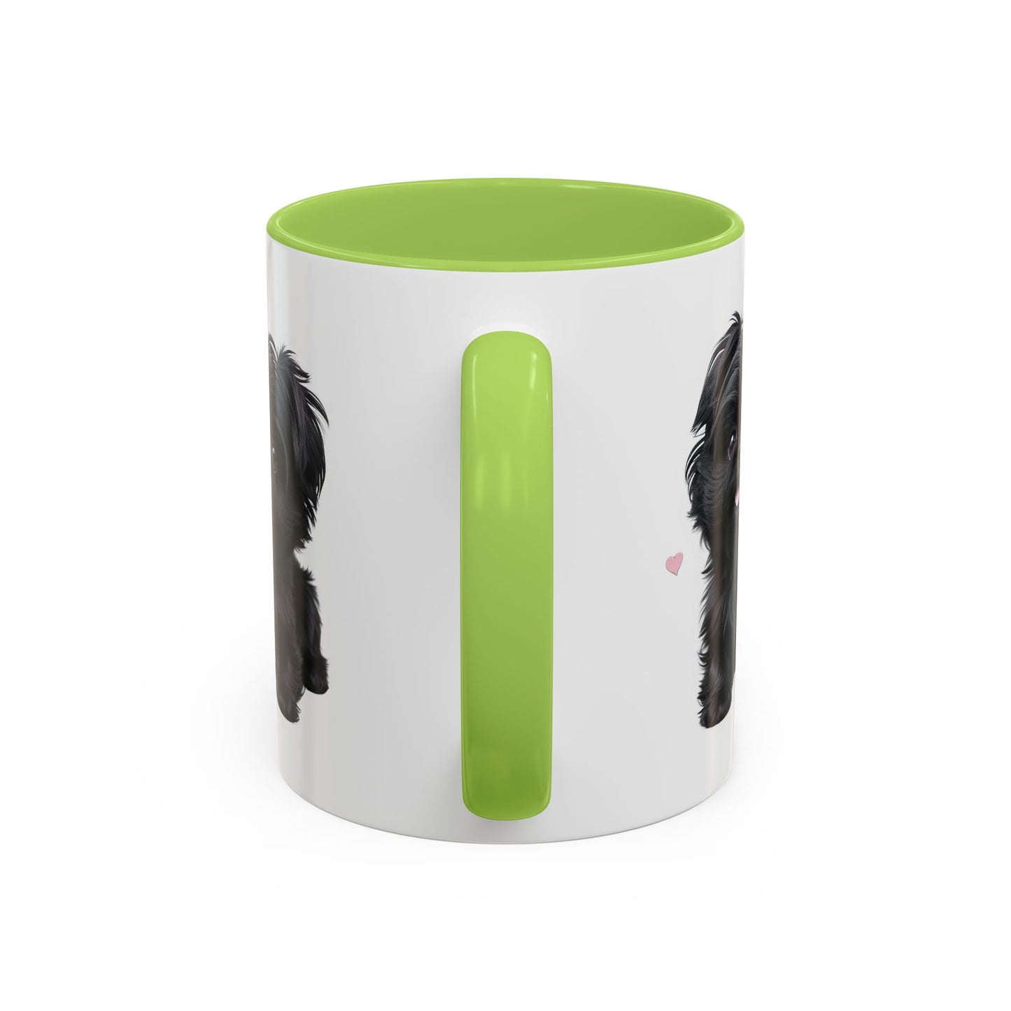 Cute Pug Accent Coffee Mug, Pet Lover Gift, Coffee Cup, Dog Mom Mug, Black Dog Ceramic Mug