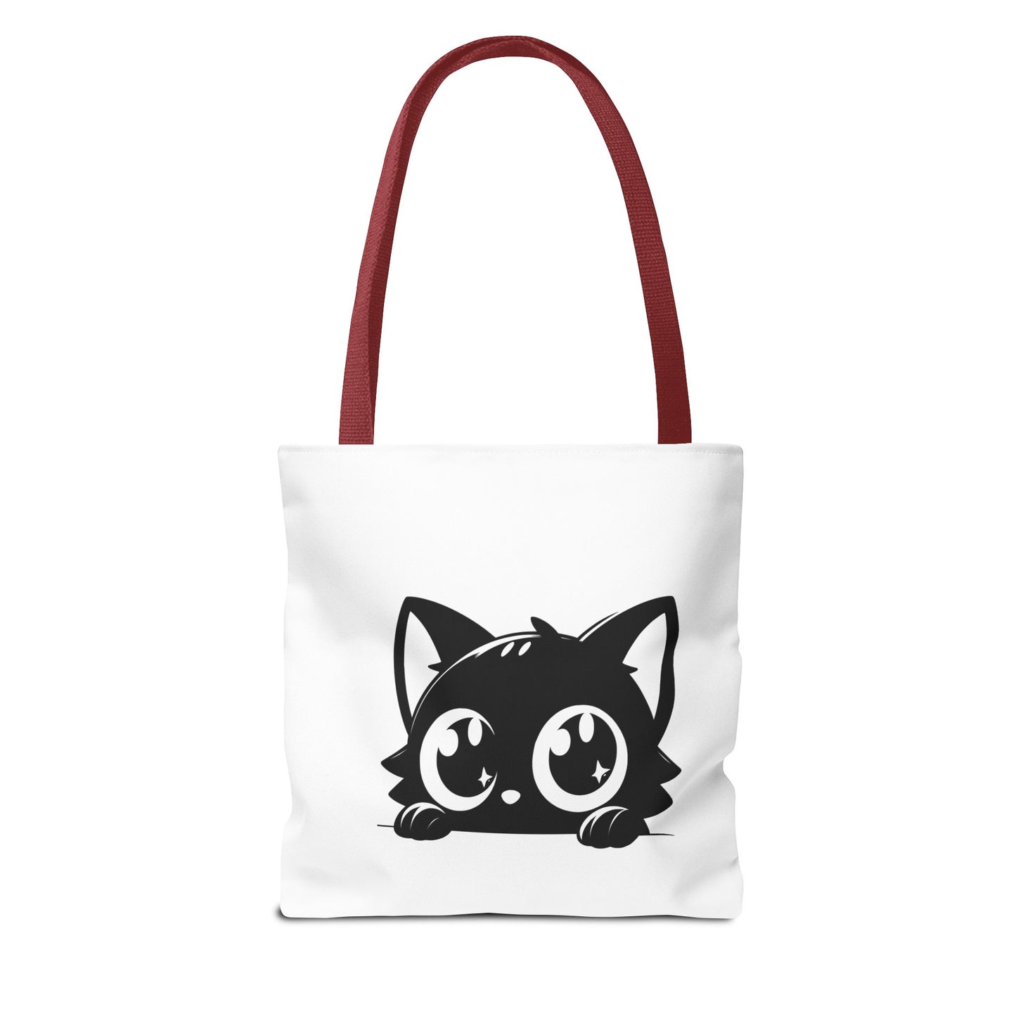 Adorable Cat Face Tote Bag | Cute Kitten Shopping Bag | Gift for Cat Lovers | Everyday Use | Eco-Friendly Accessory