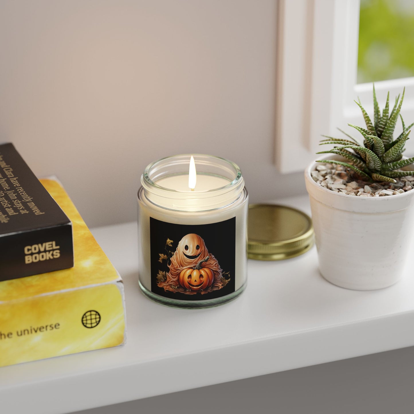 Halloween Scented Candles, Fall Decor, Cozy Home Fragrance, Pumpkin Spice Candle, Spooky Vibes, Autumn Gift