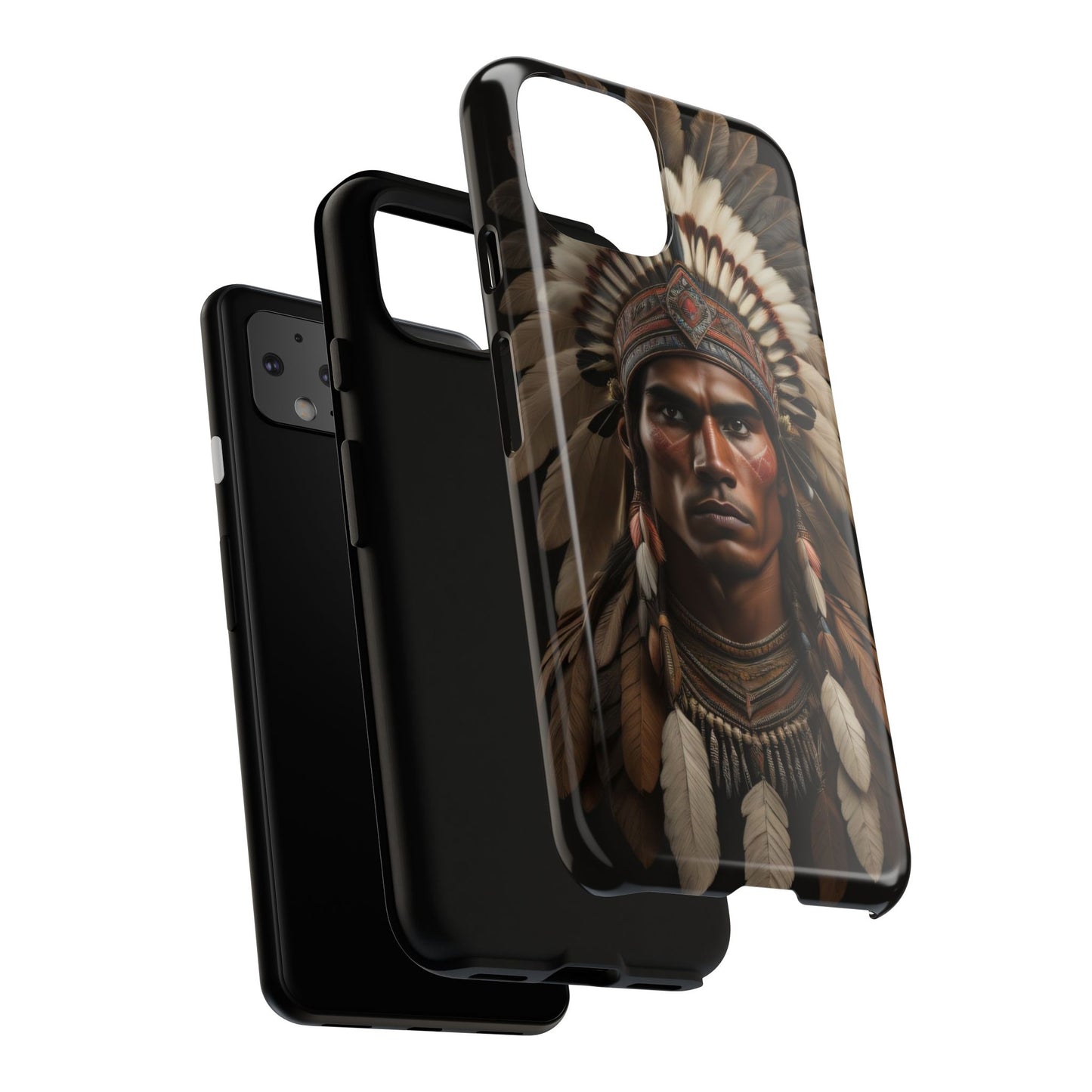 Native American Art Phone Case, Strong Culture Design, Unique Gift for Him or Her, Tough Cases, Customizable Protector, Tribal Style