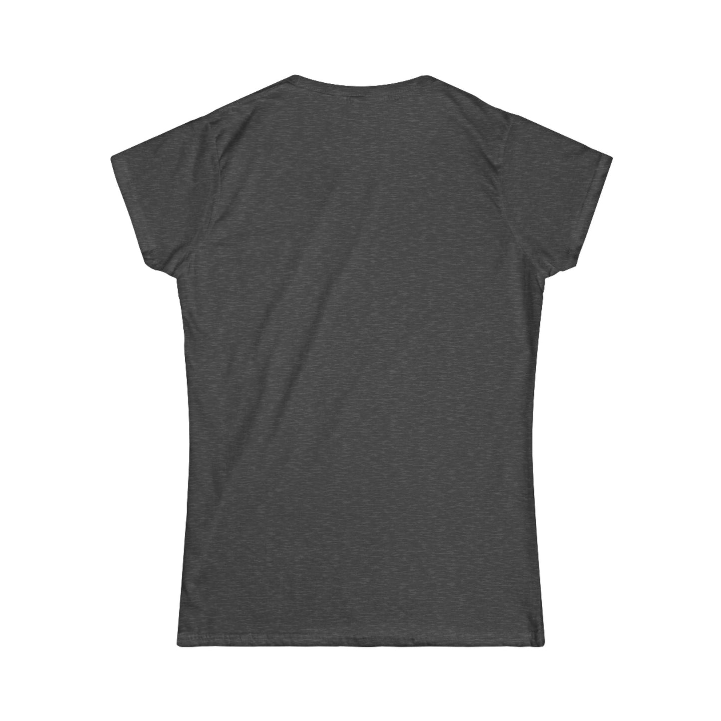 Women's Softstyle Tee with Heart Design, Casual Graphic T-Shirt, Gift for Her, Valentine’s Day Apparel, Trendy Outfit