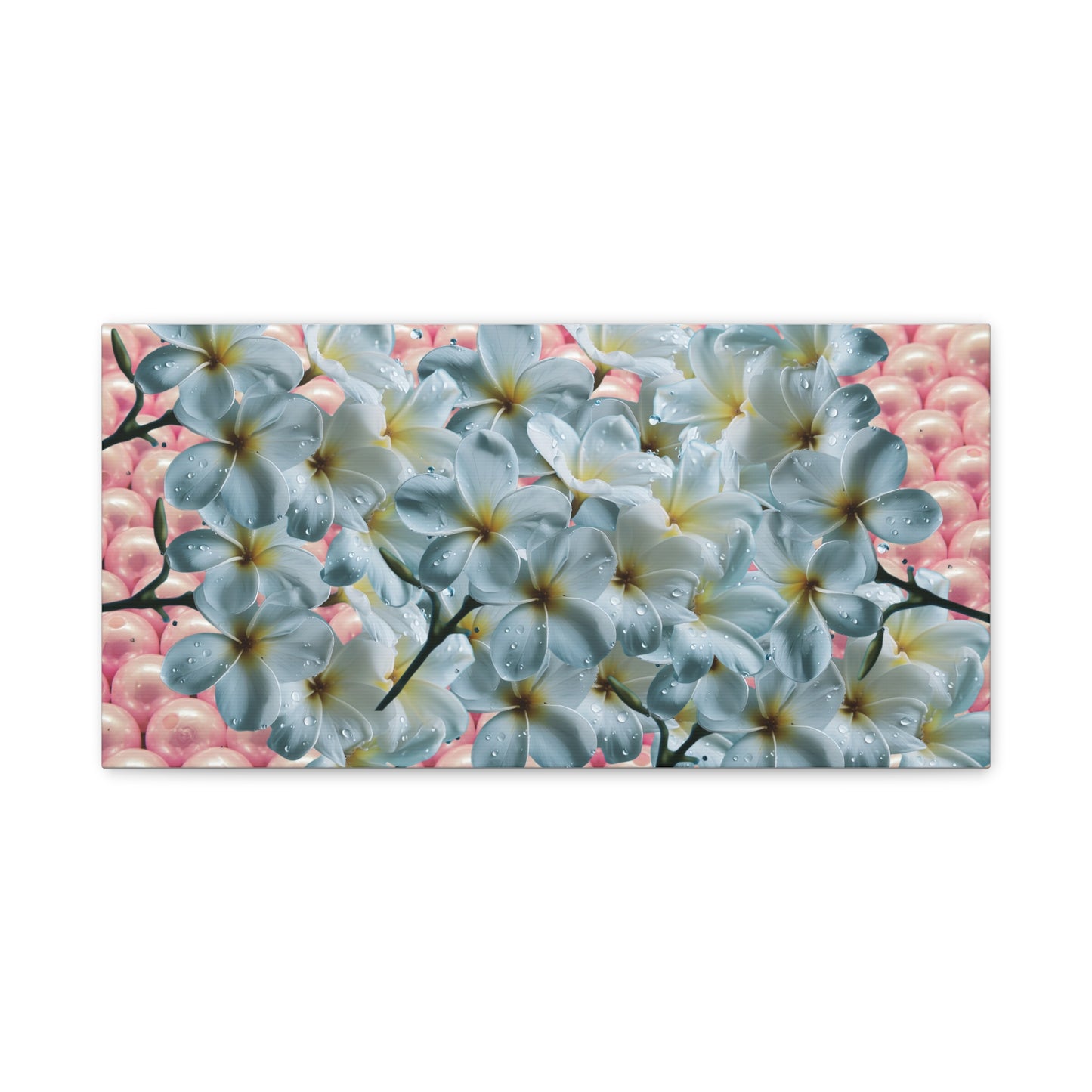 Floral Canvas Art Print - Elegant Home Decor, Botanical Wall Art, Gift for Her, Mother's Day Decoration, Vibrant Flower Artwork