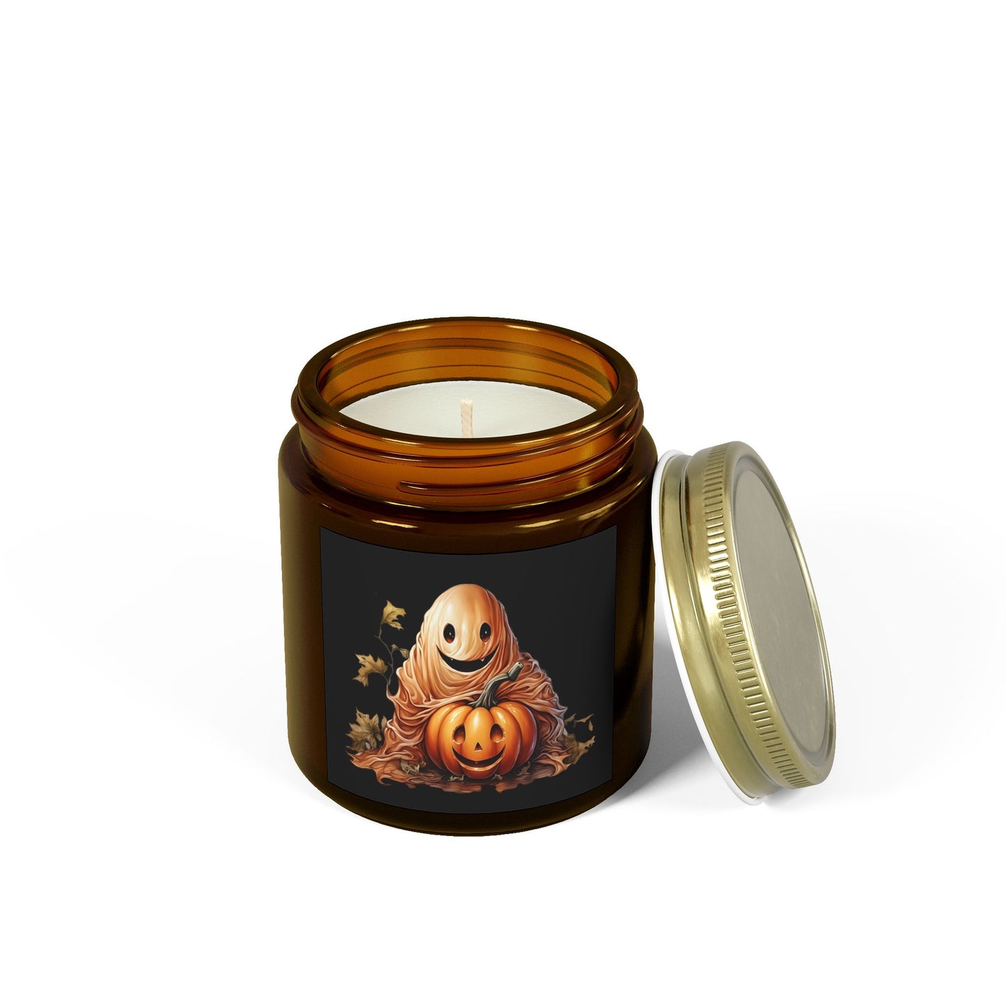 Halloween Scented Candles, Fall Decor, Cozy Home Fragrance, Pumpkin Spice Candle, Spooky Vibes, Autumn Gift