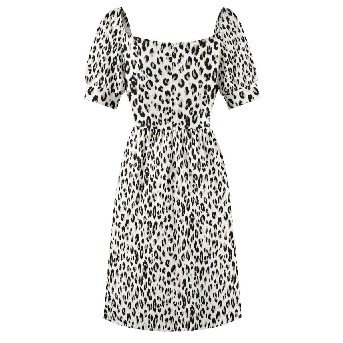 Short Sleeve V Neck Lovely Dress