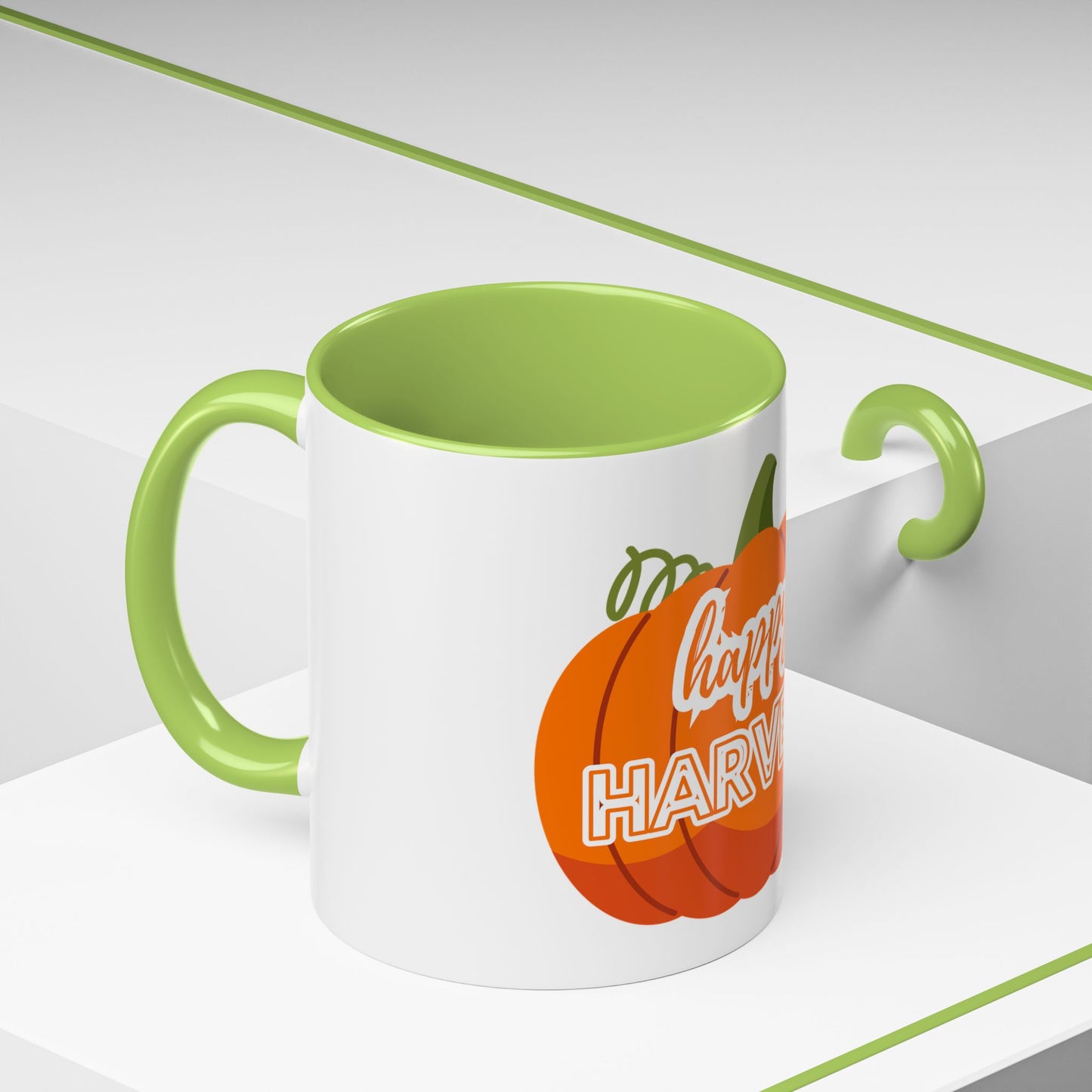 Happy Harvest Pumpkin Coffee Mug, Fall Mug, Seasonal Decor, Gift for Coffee Lovers, Autumn Vibes, Halloween Decoration