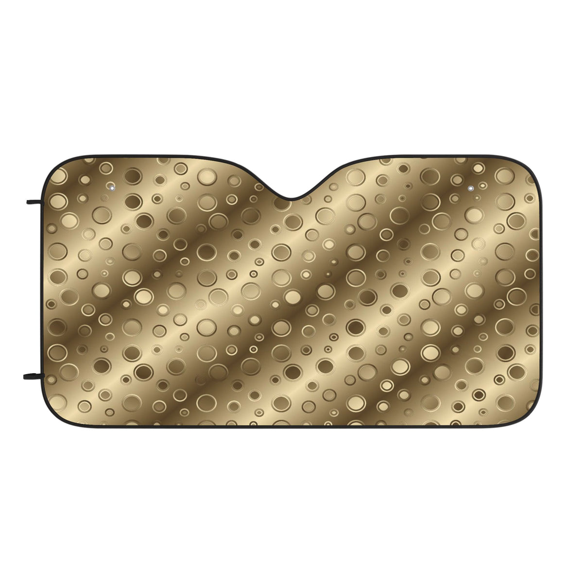 Gold Bubble Car Sunshade – Reflective Front Windshield Shade