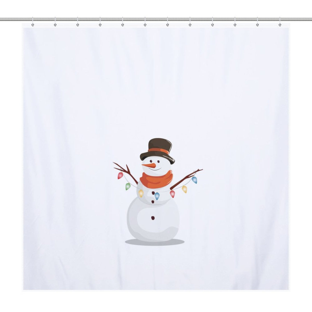 Snowman Shower Curtain