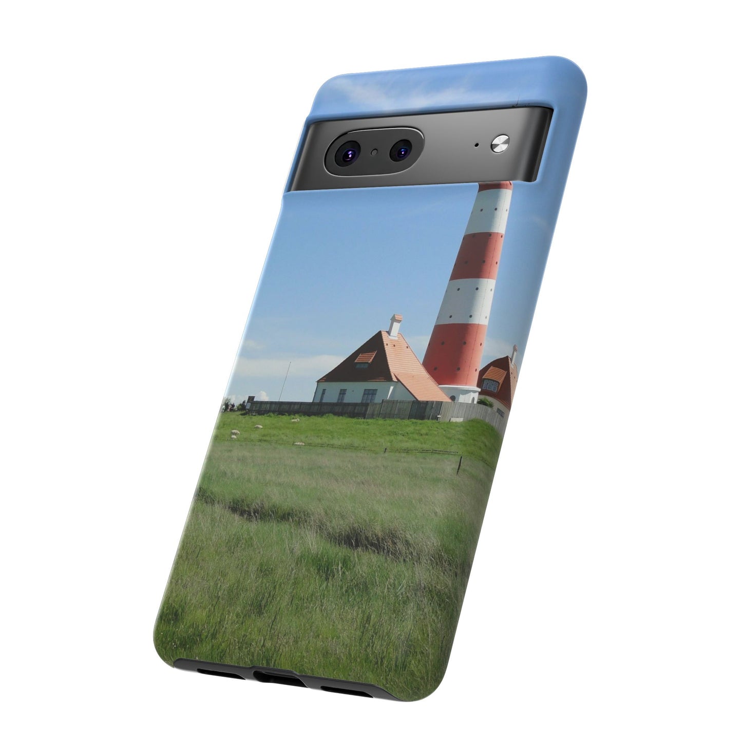 Lighthouse Phone Case - Coastal Vibes, Nautical Gift, Ocean Lover Accessory, Beach Aesthetic, Customizable Design
