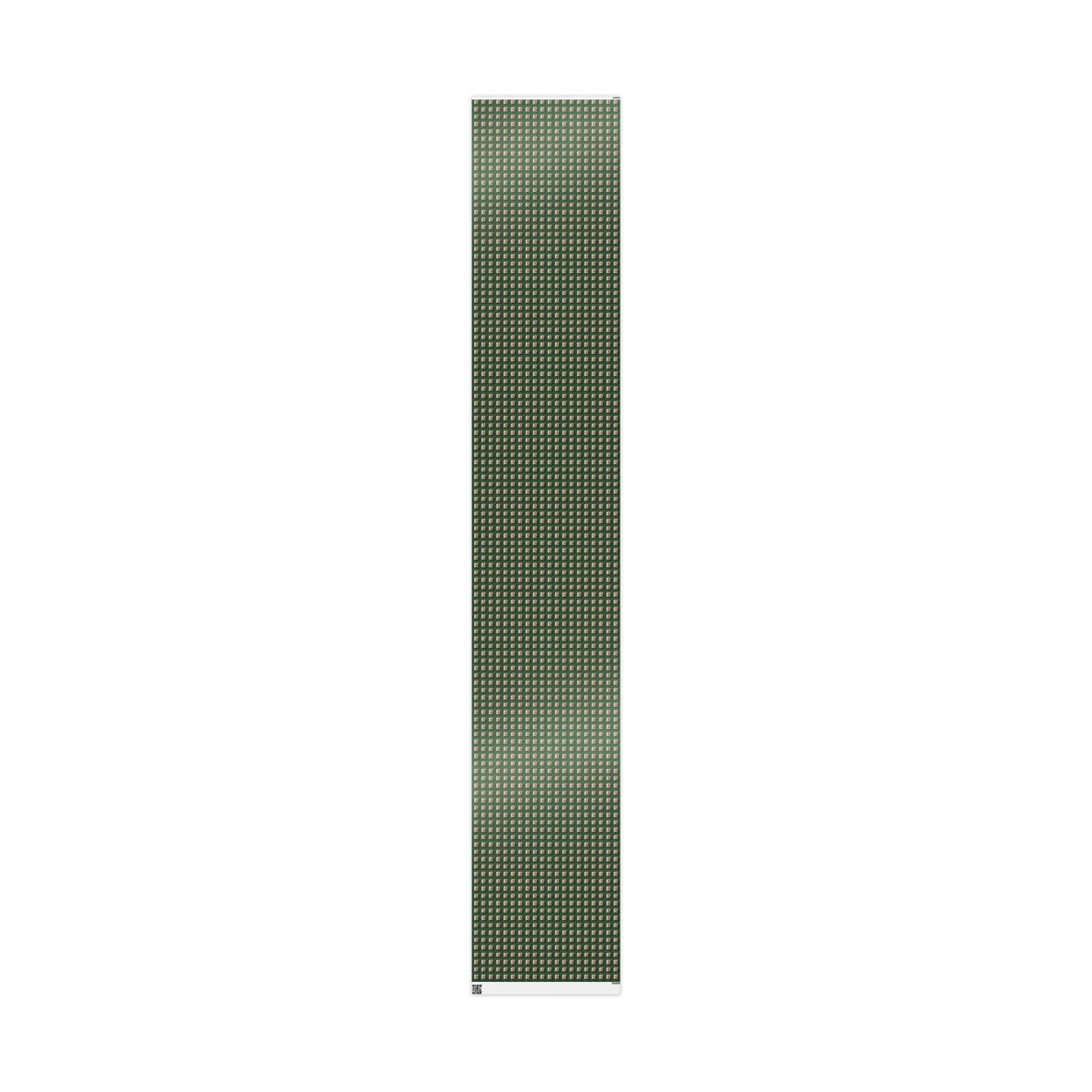 Holiday Floral Gift Wrap — Green Lily Pattern Wrapping Paper Roll