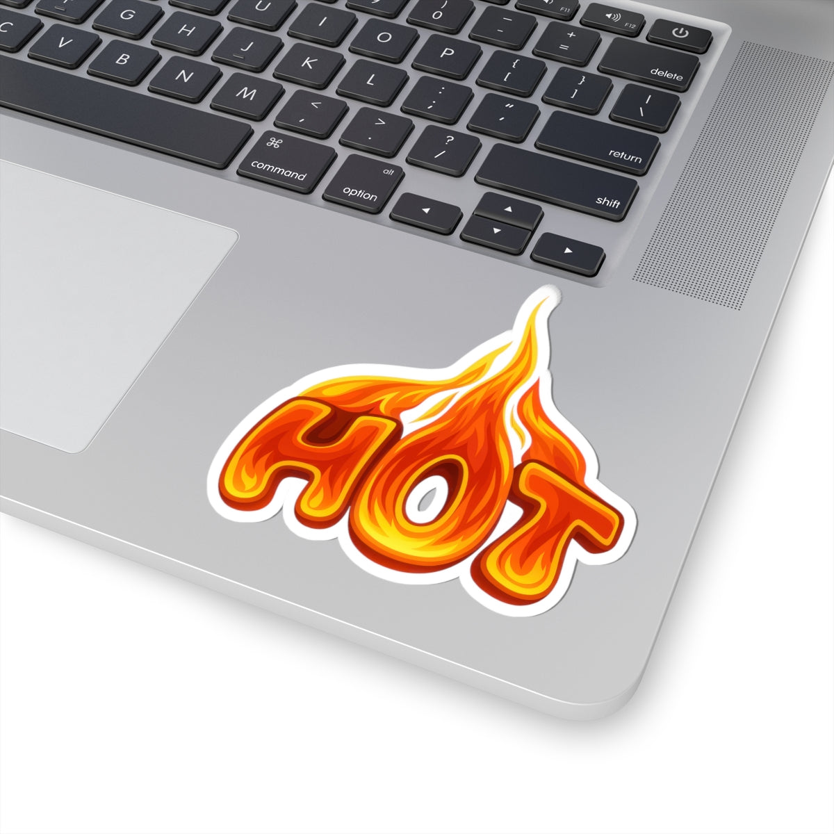 Flaming Hot Kiss-Cut Stickers - Trendy Laptop Decals, Fun Party Favors, Cool Gift Ideas, Aesthetic Wall Art, Personalize Your Space