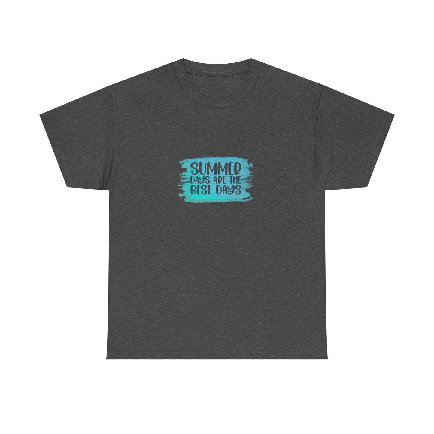 Summer Vibes Unisex Heavy Cotton Tee, Casual Wear, Graphic Tee, Gift for Friends, Festival Clothing, Summer Celebration