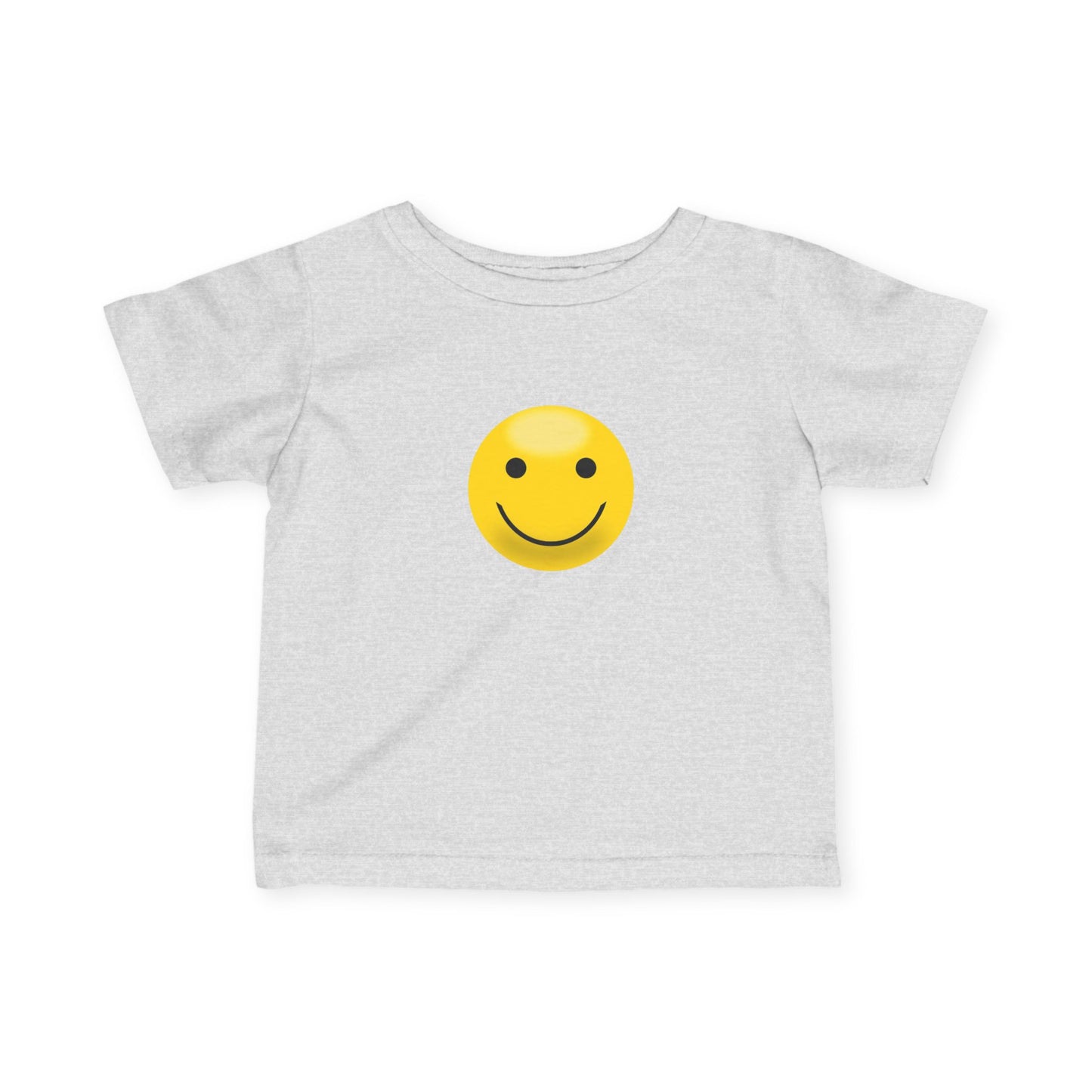 Cute Infant T-Shirt with Smiley Face, Baby Tee, Toddler Clothing, Personalized Gift, Cute Baby Outfit, Summer Wear