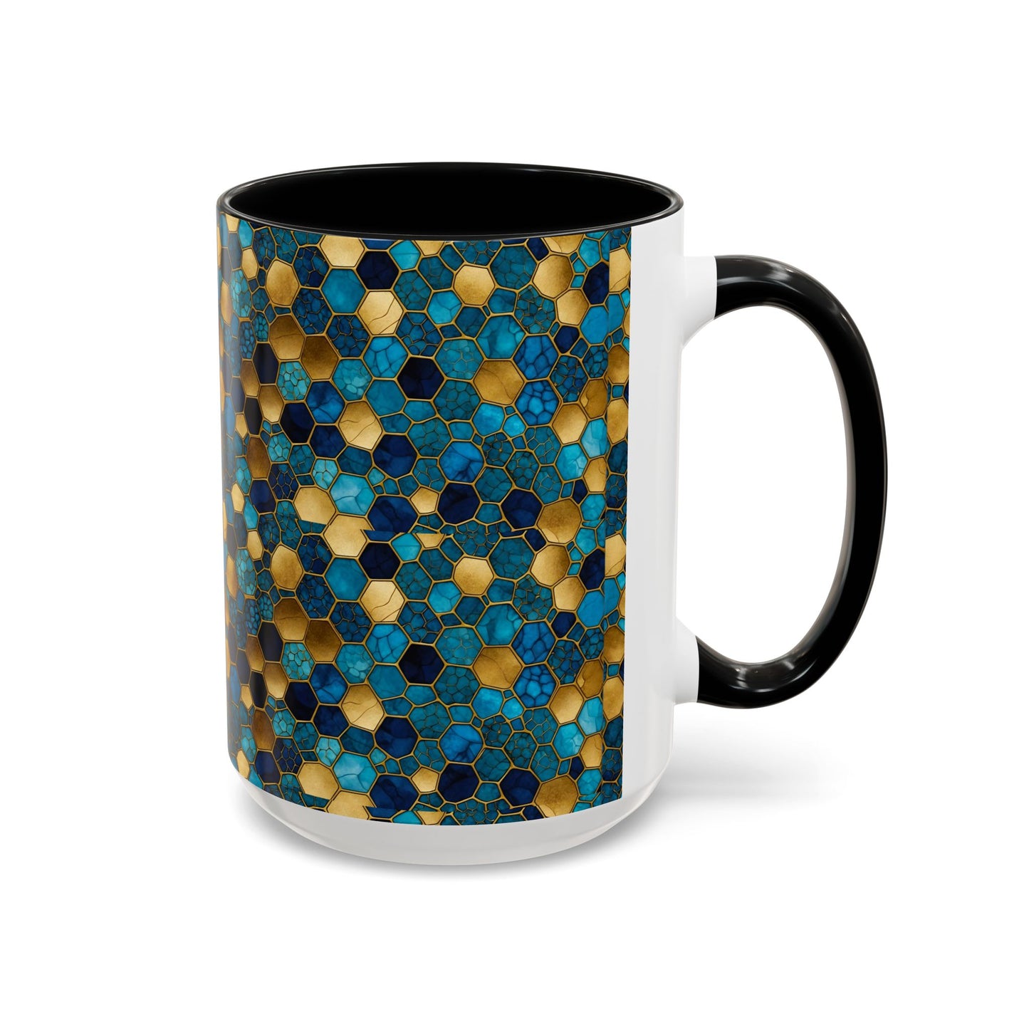 Textured Geometric Accent Coffee Mug, Unique Coffee Cup, Home Decor, Gift for Coffee Lovers, Modern Kitchenware