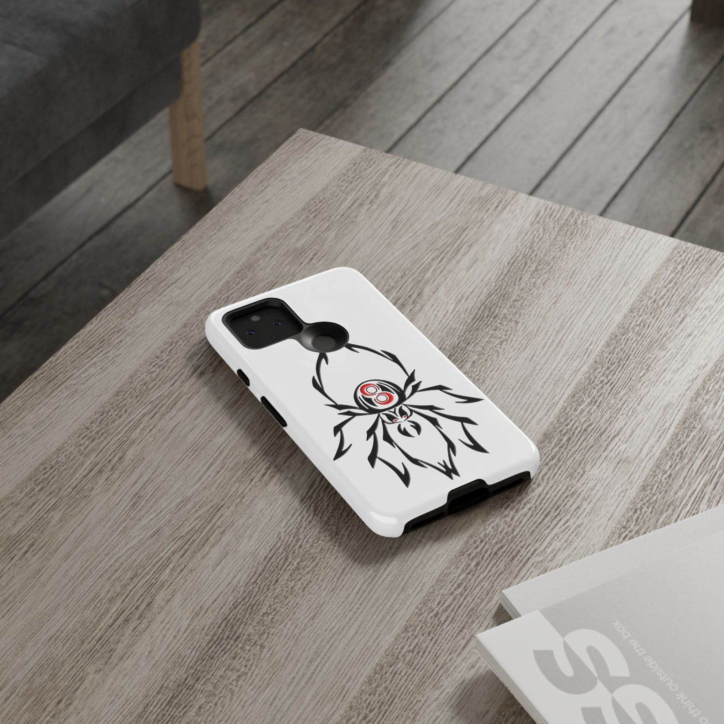 Spider Phone Case, Tough Cases, Stylish Accessory, Gift for Teens, Unique Design, Halloween Decor