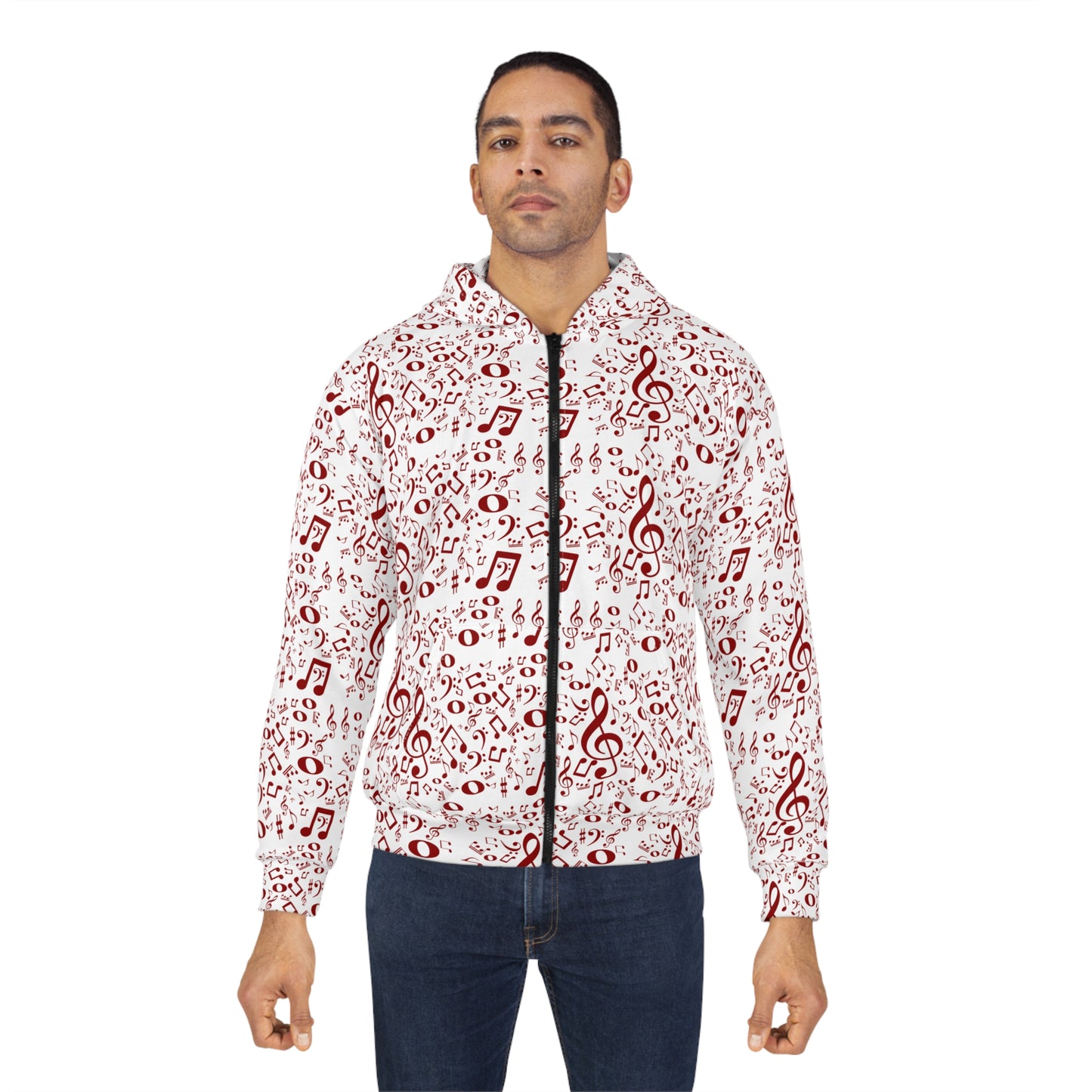 Musical Note Zip Hoodie