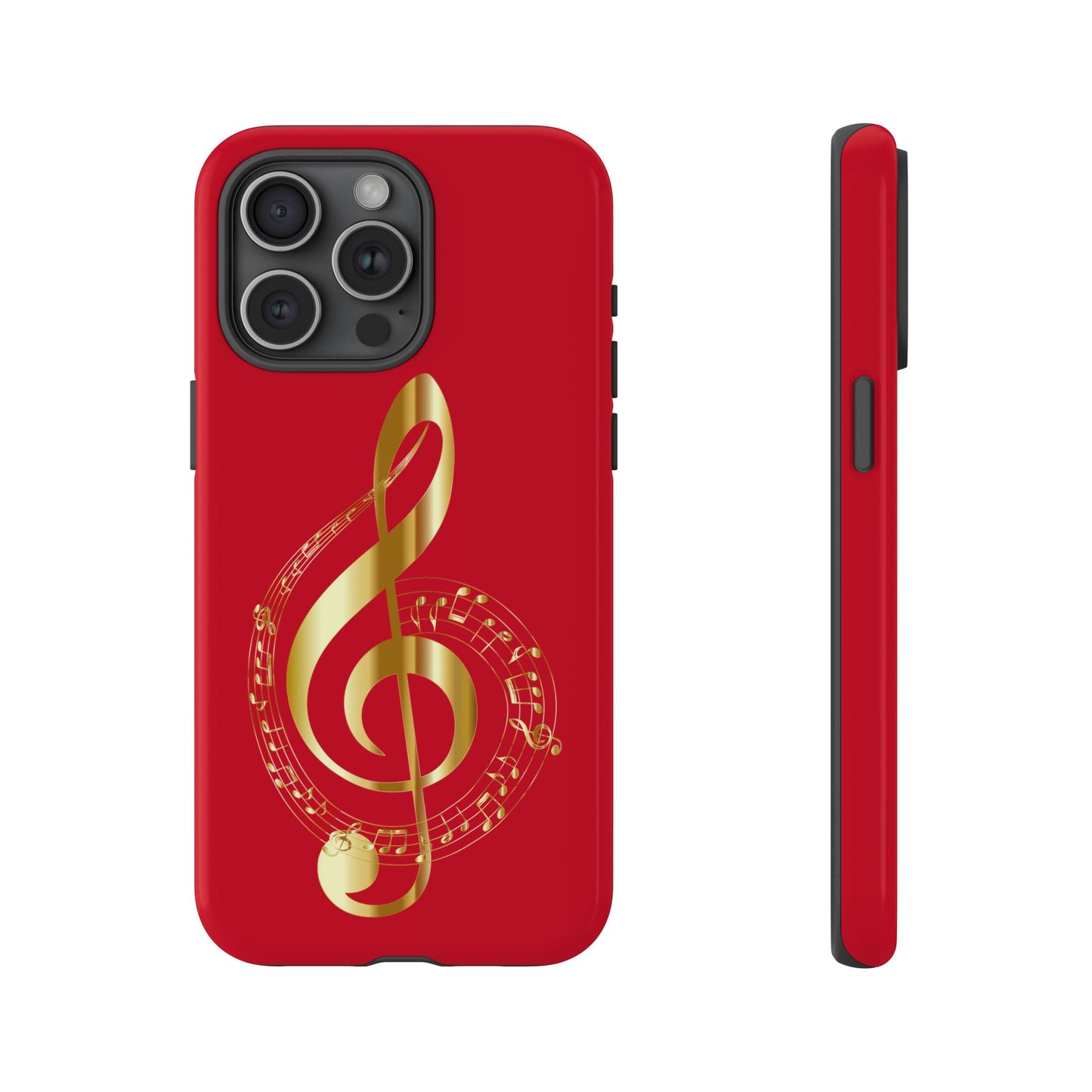 Tough Cases - Red Musical Note