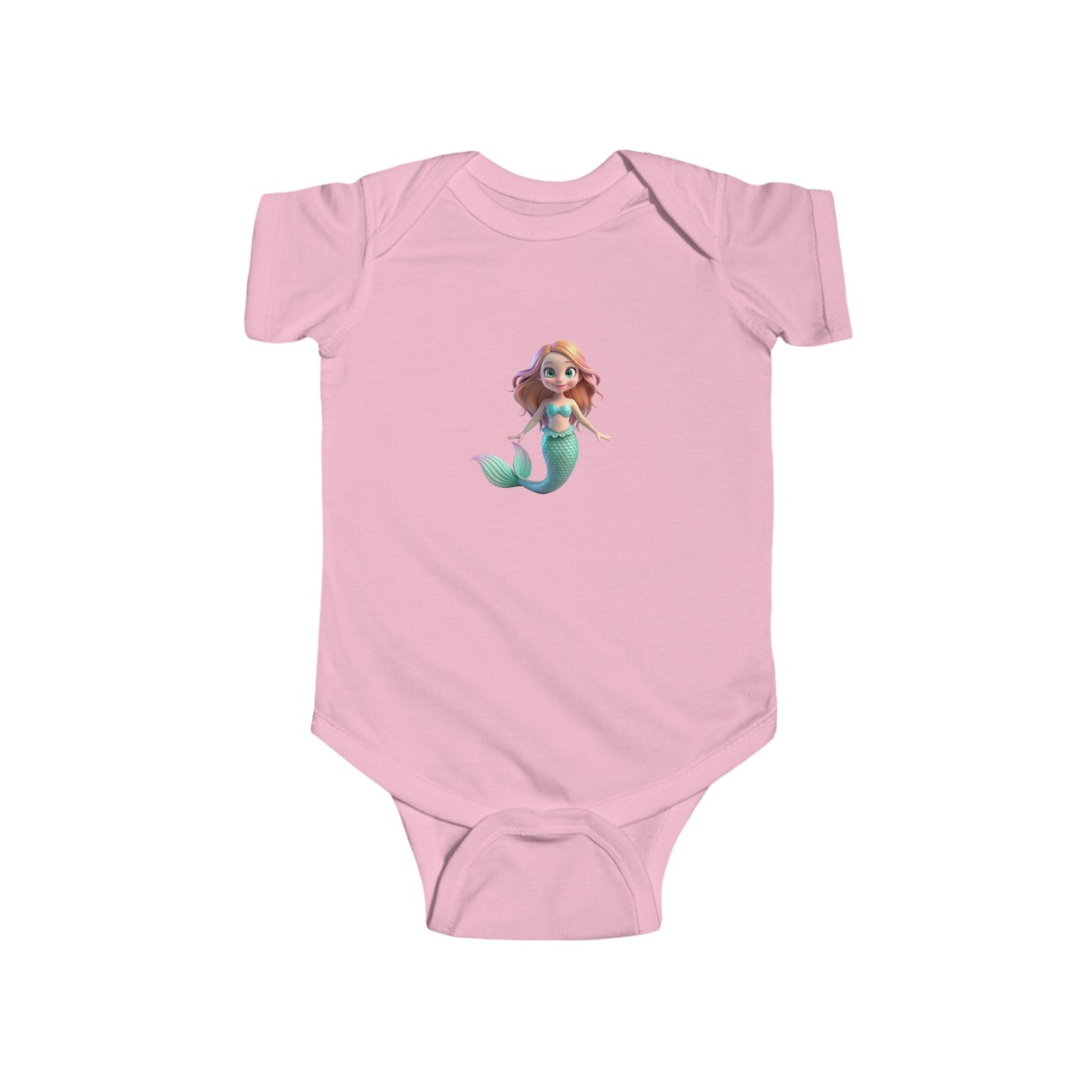 Mermaid Infant Bodysuit, Cute Baby Outfit, Shower Gift, Whale Fantasy, Summer Beach Wear, Toddler Gift, Playful Baby Clothes