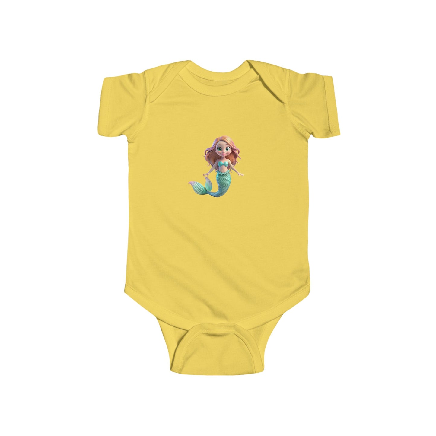 Mermaid Infant Bodysuit, Cute Baby Outfit, Shower Gift, Whale Fantasy, Summer Beach Wear, Toddler Gift, Playful Baby Clothes